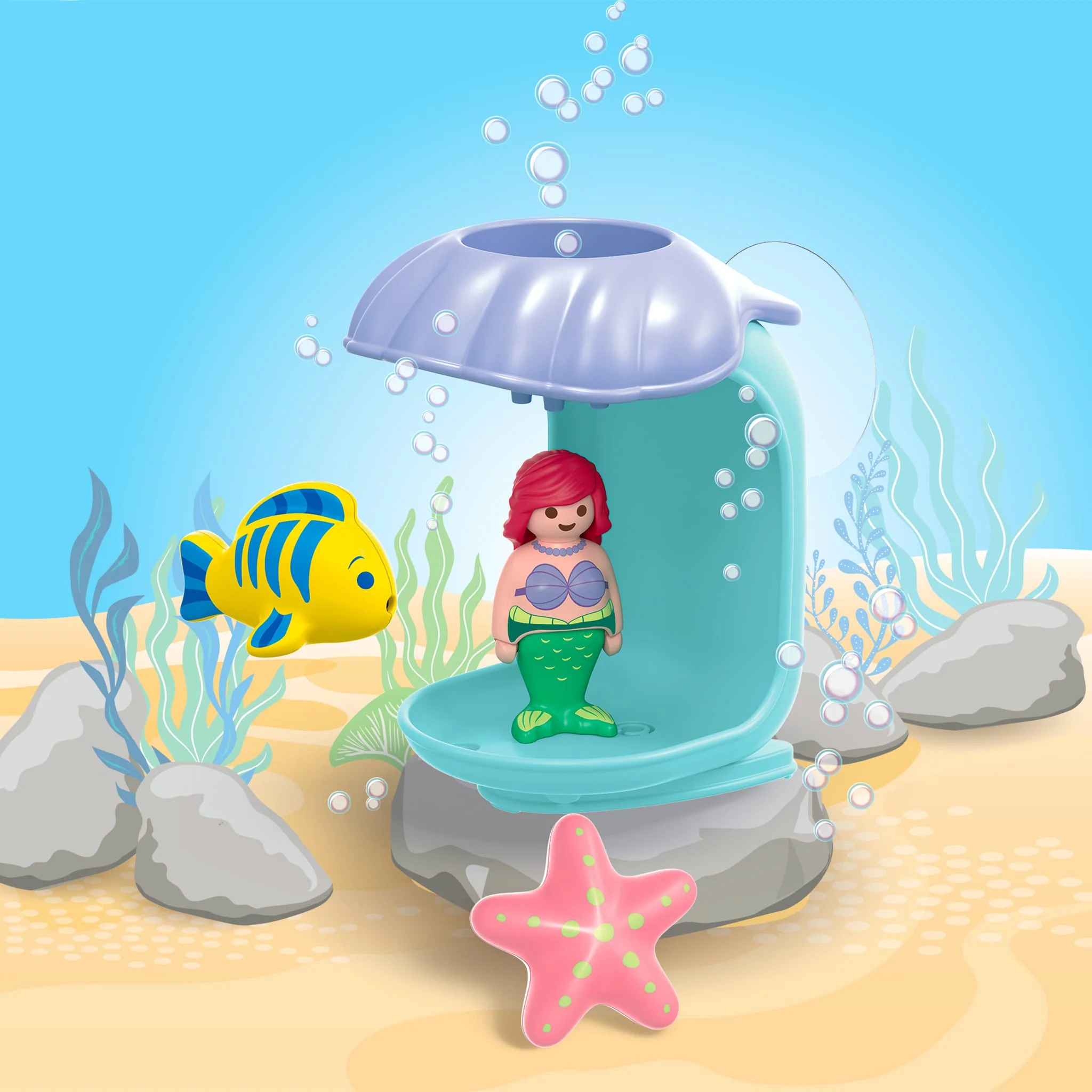 Playmobil Junior x Disney Ariel Avec Coquillage de Bain - Image 4
