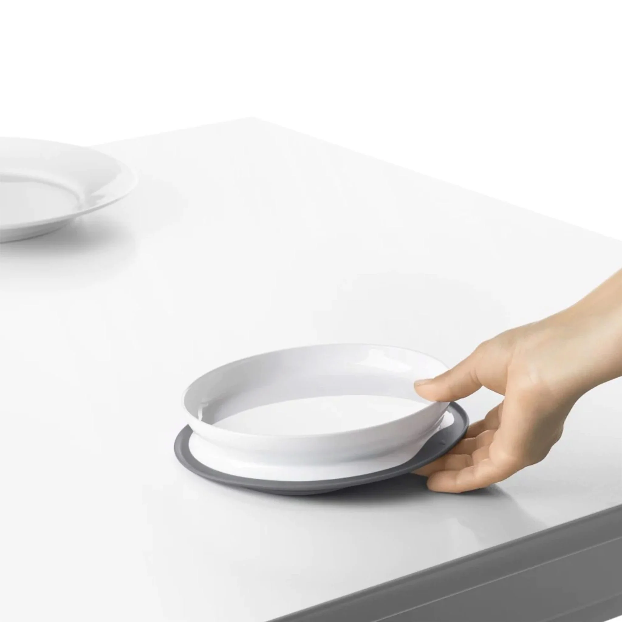 Assiette à Ventouse - Gris - Image 4