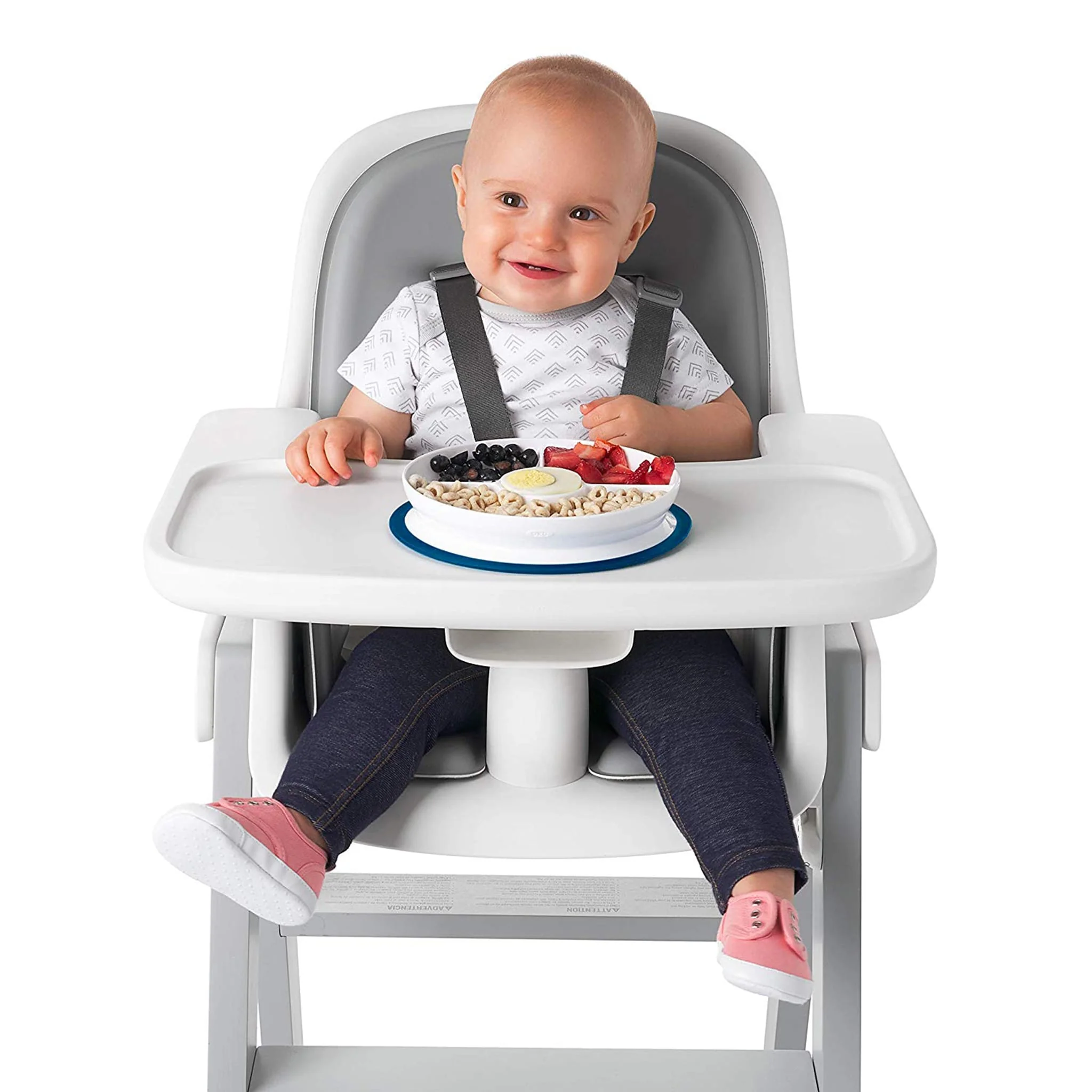 Assiette Compartiment Ventouse OXO Tot - Marine - Image 3