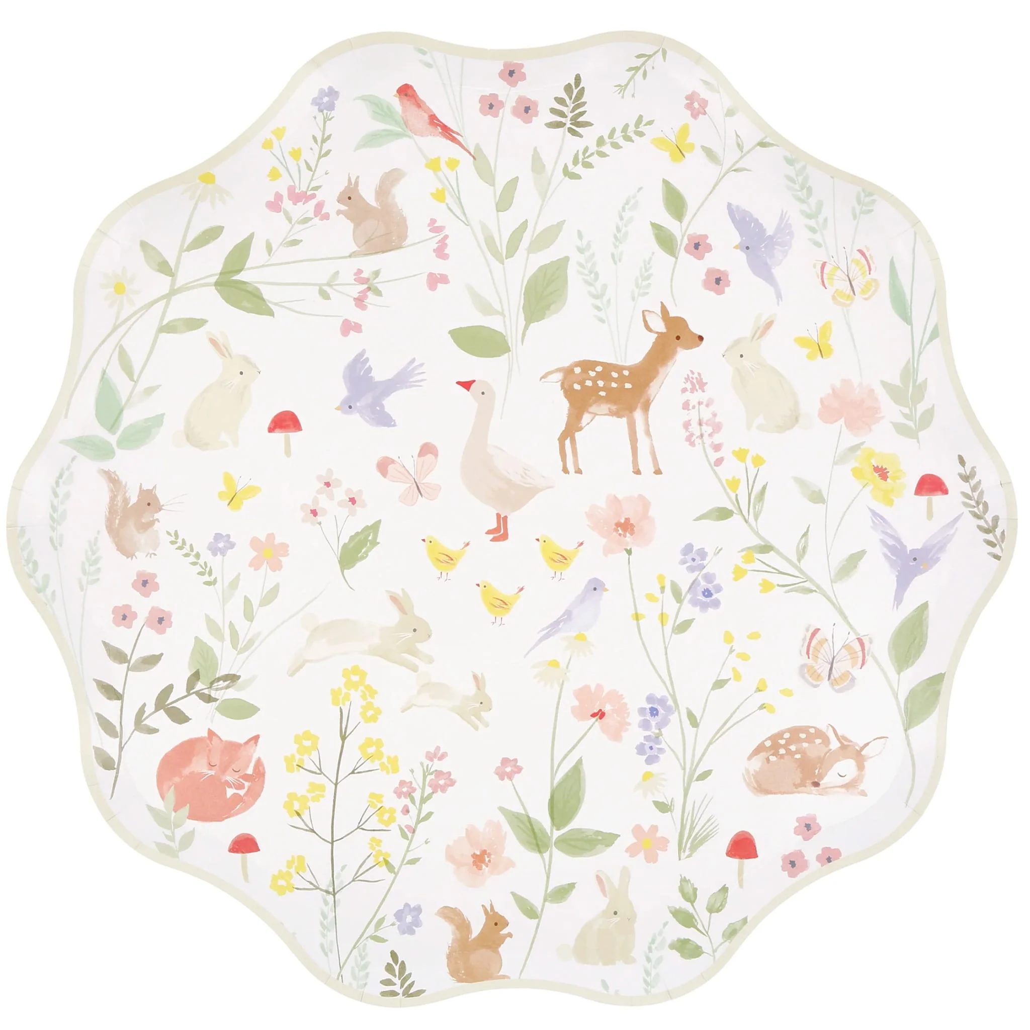 Assiettes de Carton (8) Petits Animaux - Image 4