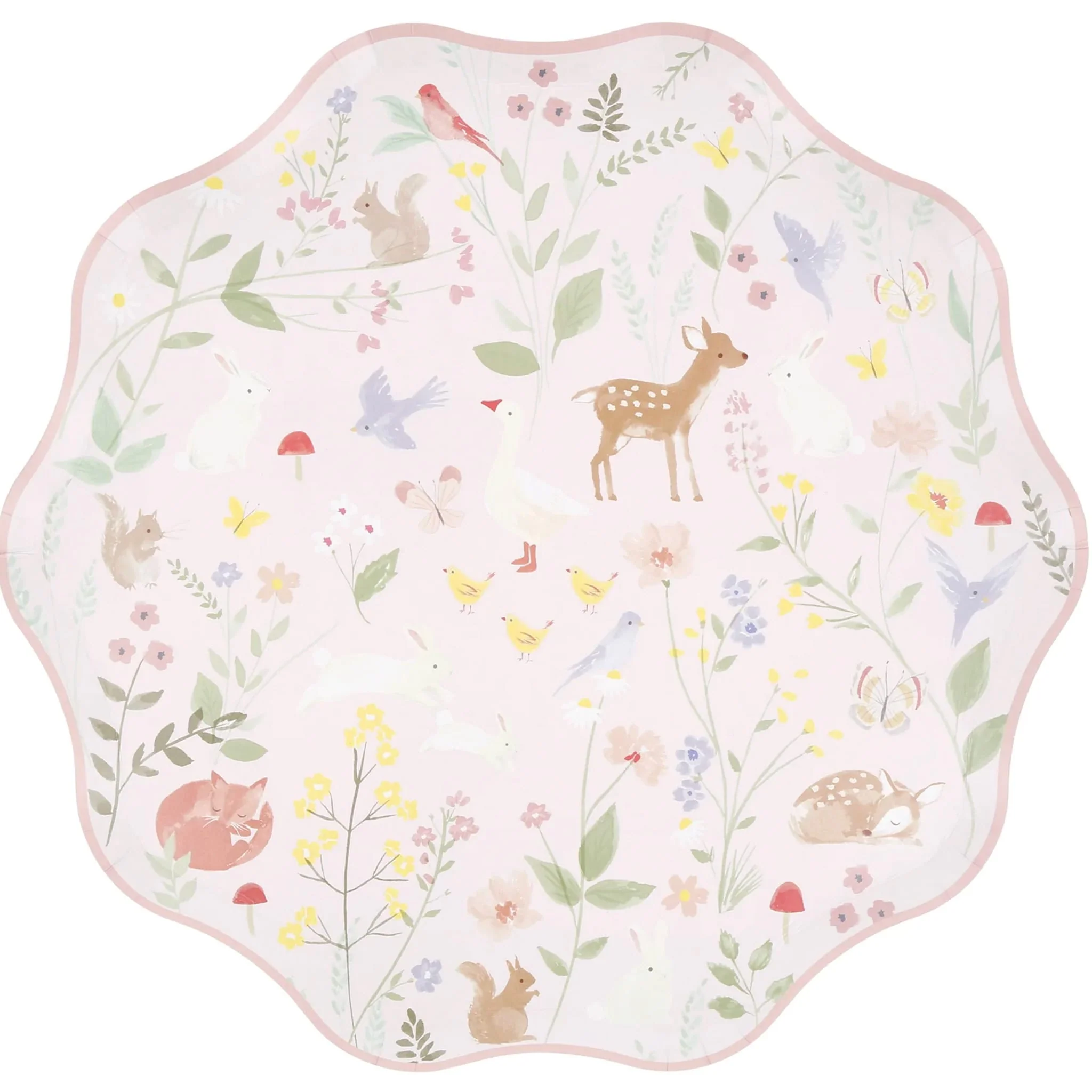 Assiettes de Carton (8) Petits Animaux - Image 6