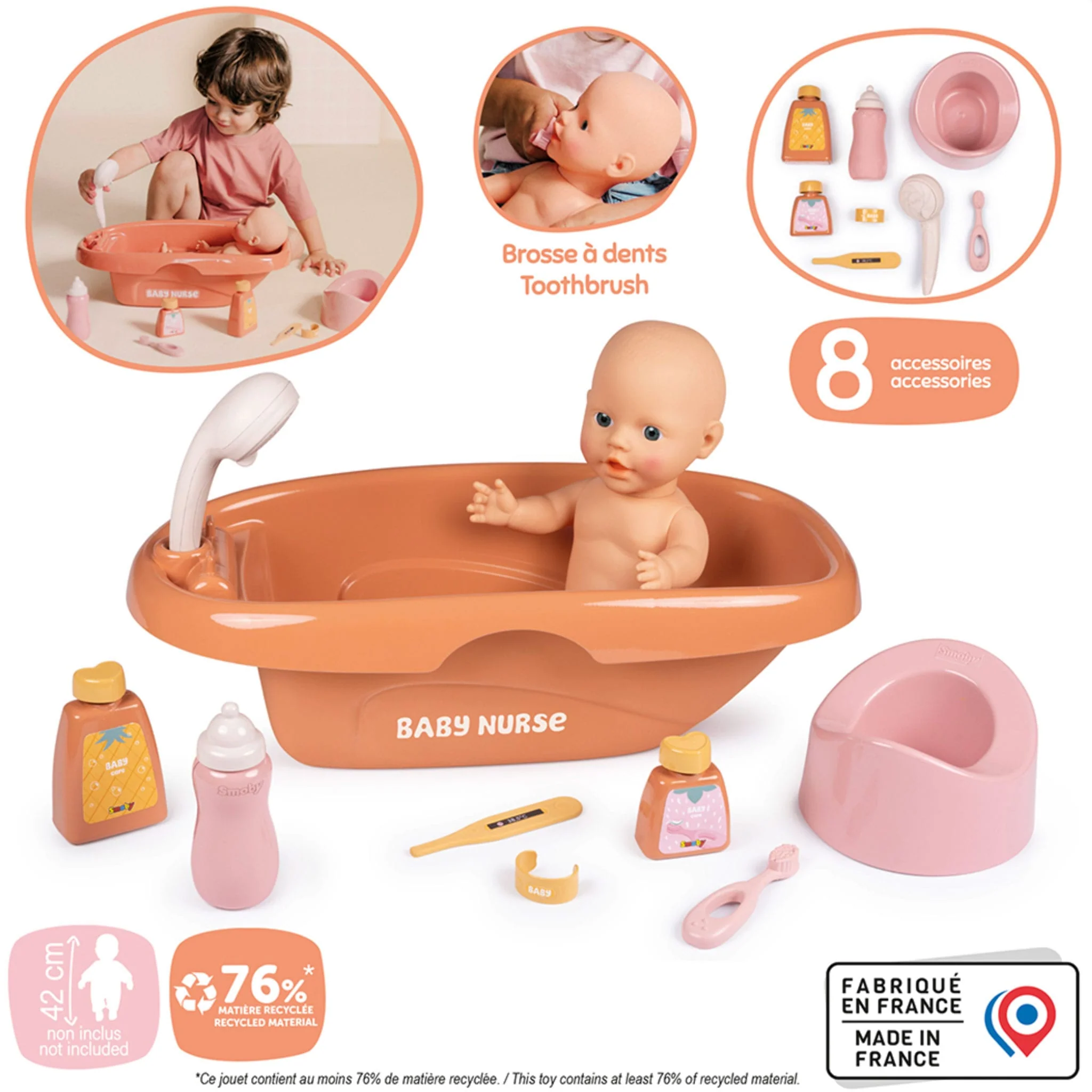 Baignoire et Accessoires pour Poupée - Image 5