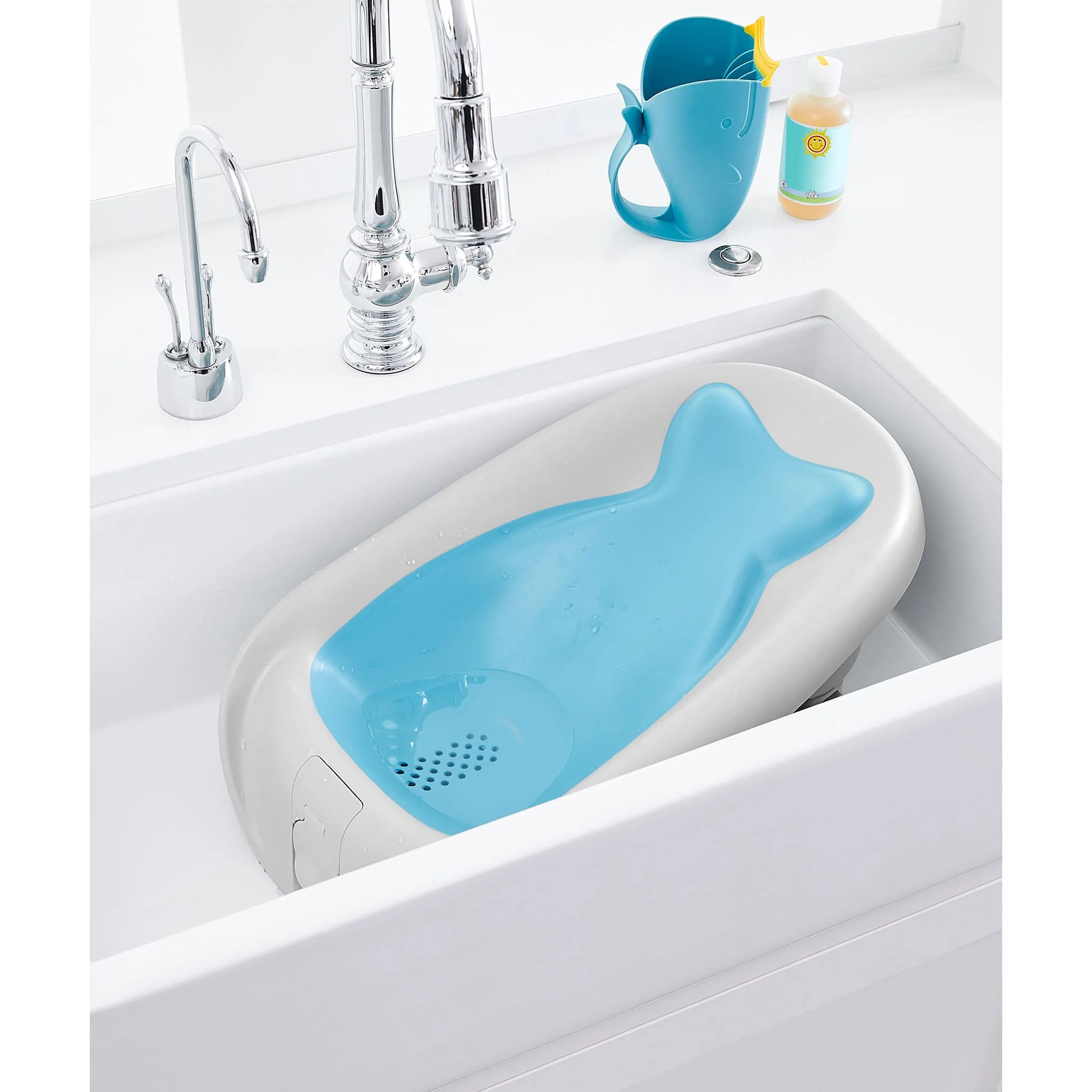 Bain Inclinable Moby - Gris / Bleu - Image 11