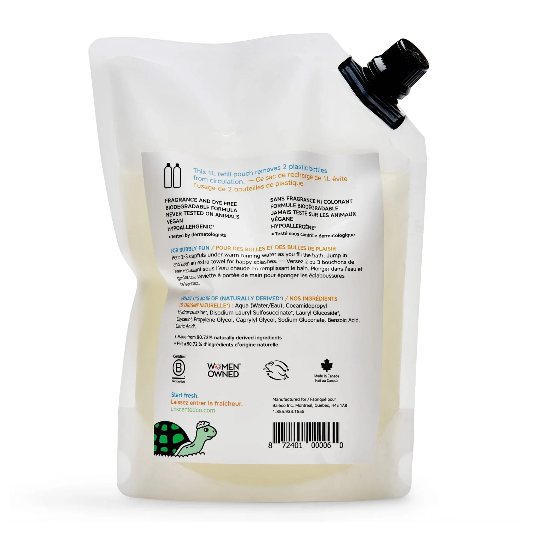 Méga bain moussant - Recharge de 1L - Image 5