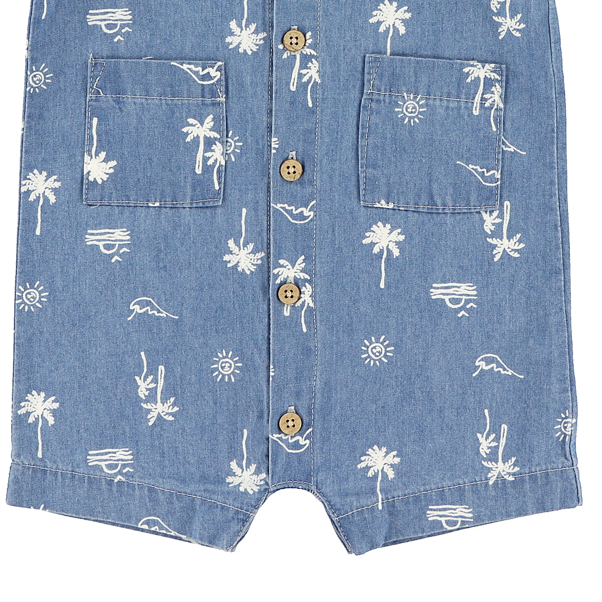 Barboteuse Chambray Surf 3-24mois - Image 4