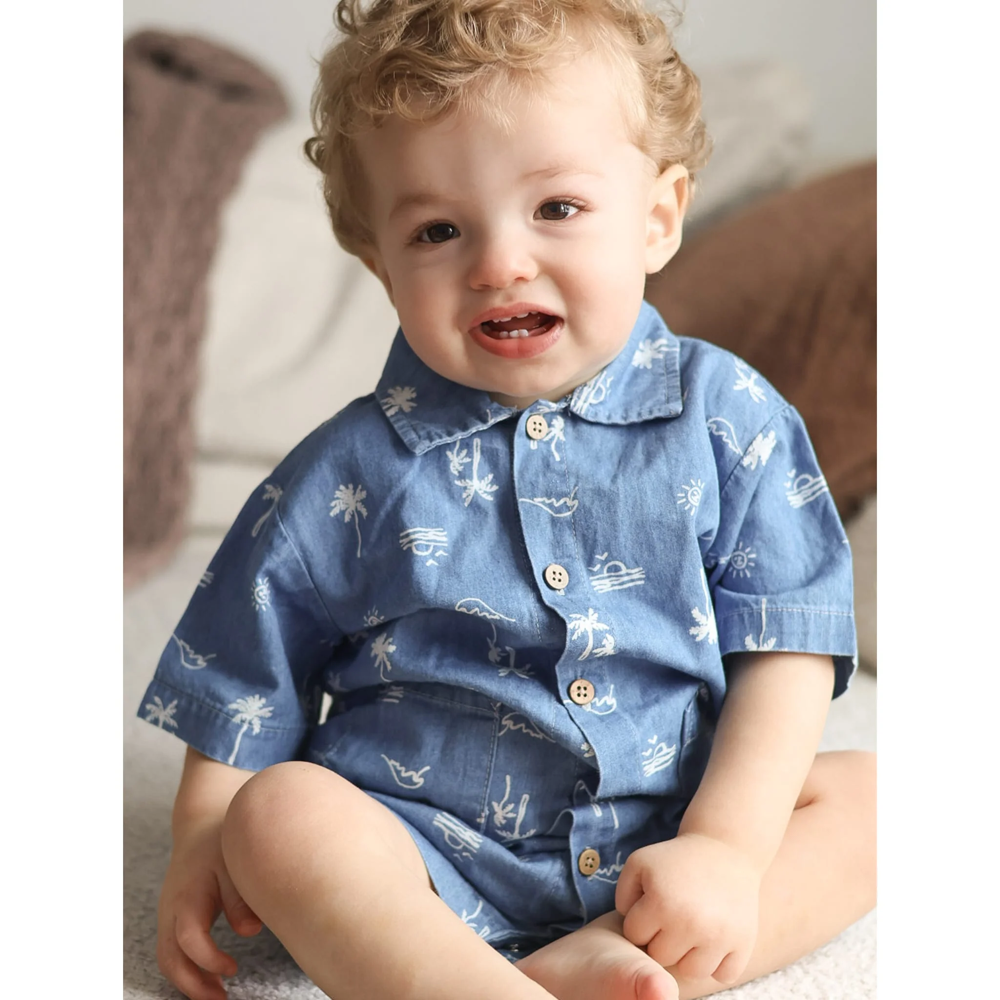 Barboteuse Chambray Surf 3-24mois - Image 8