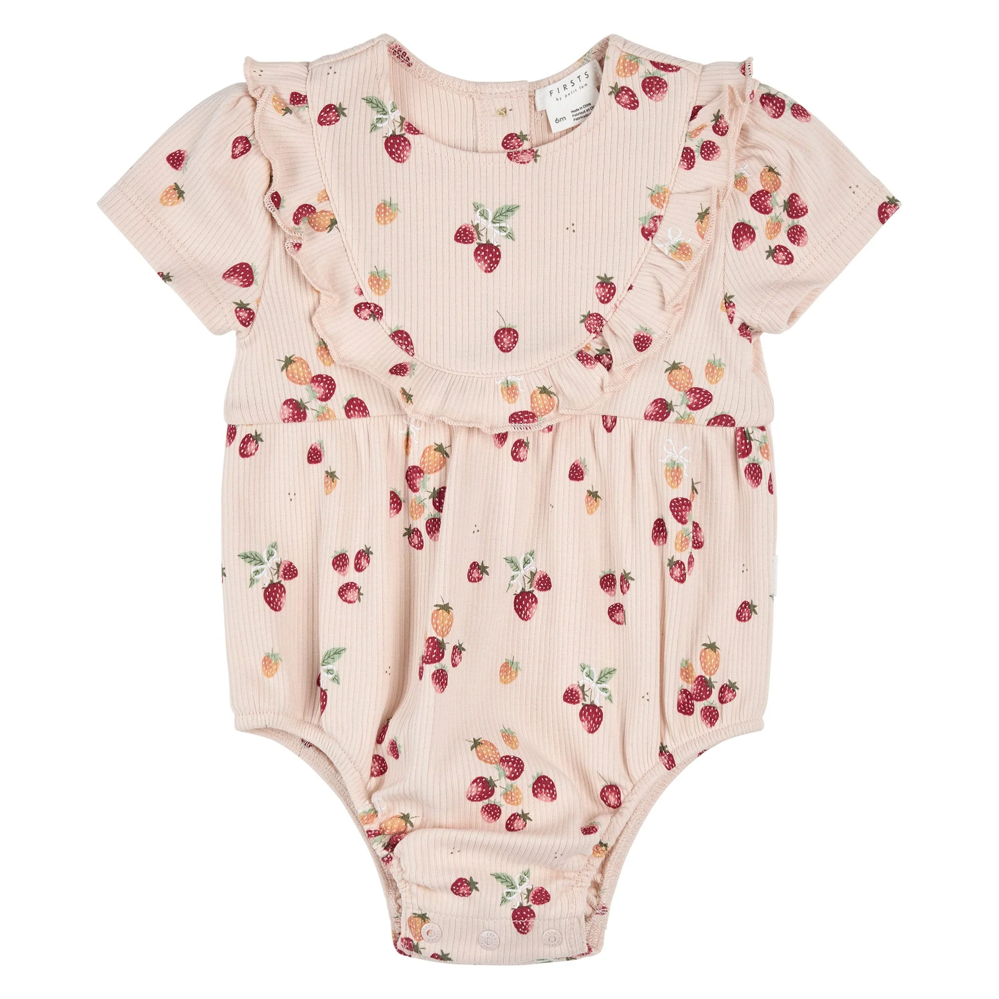 Barboteuse Fraises 3-24mois