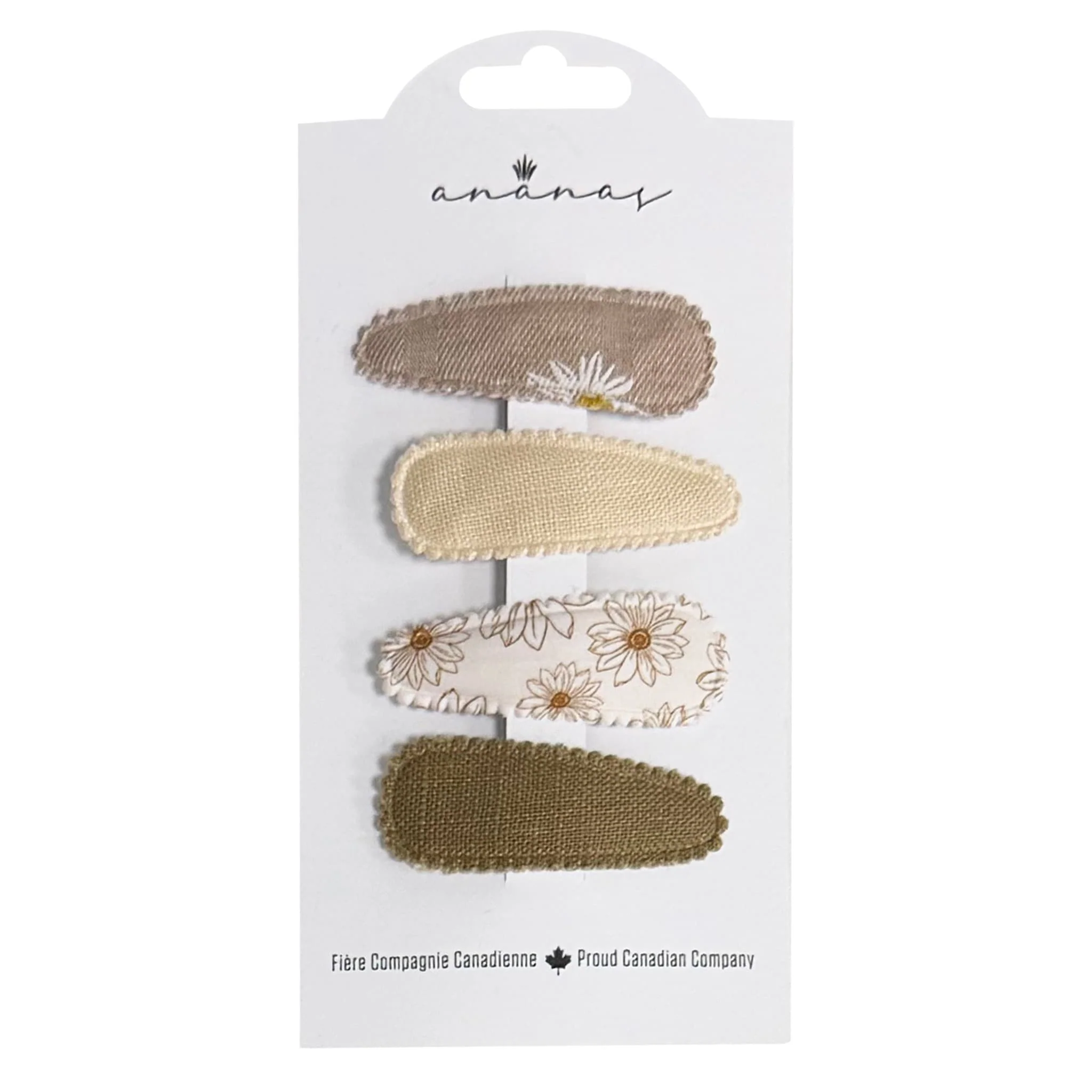 Barrettes Floral Beige (4)