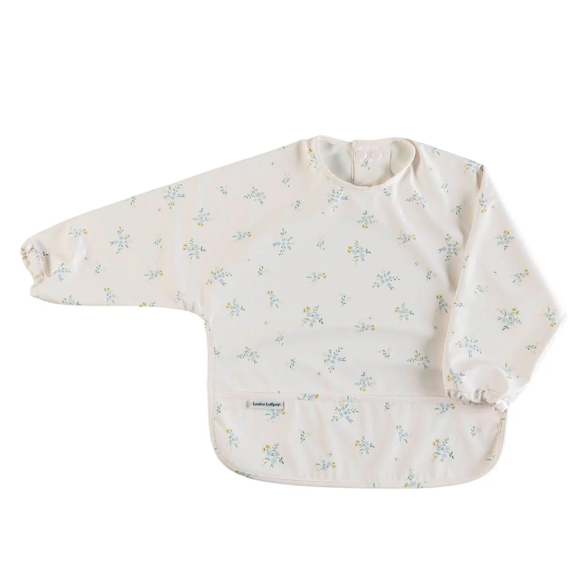 Bavoir Manches Longues Imperméable - Fleurs / Ditsy