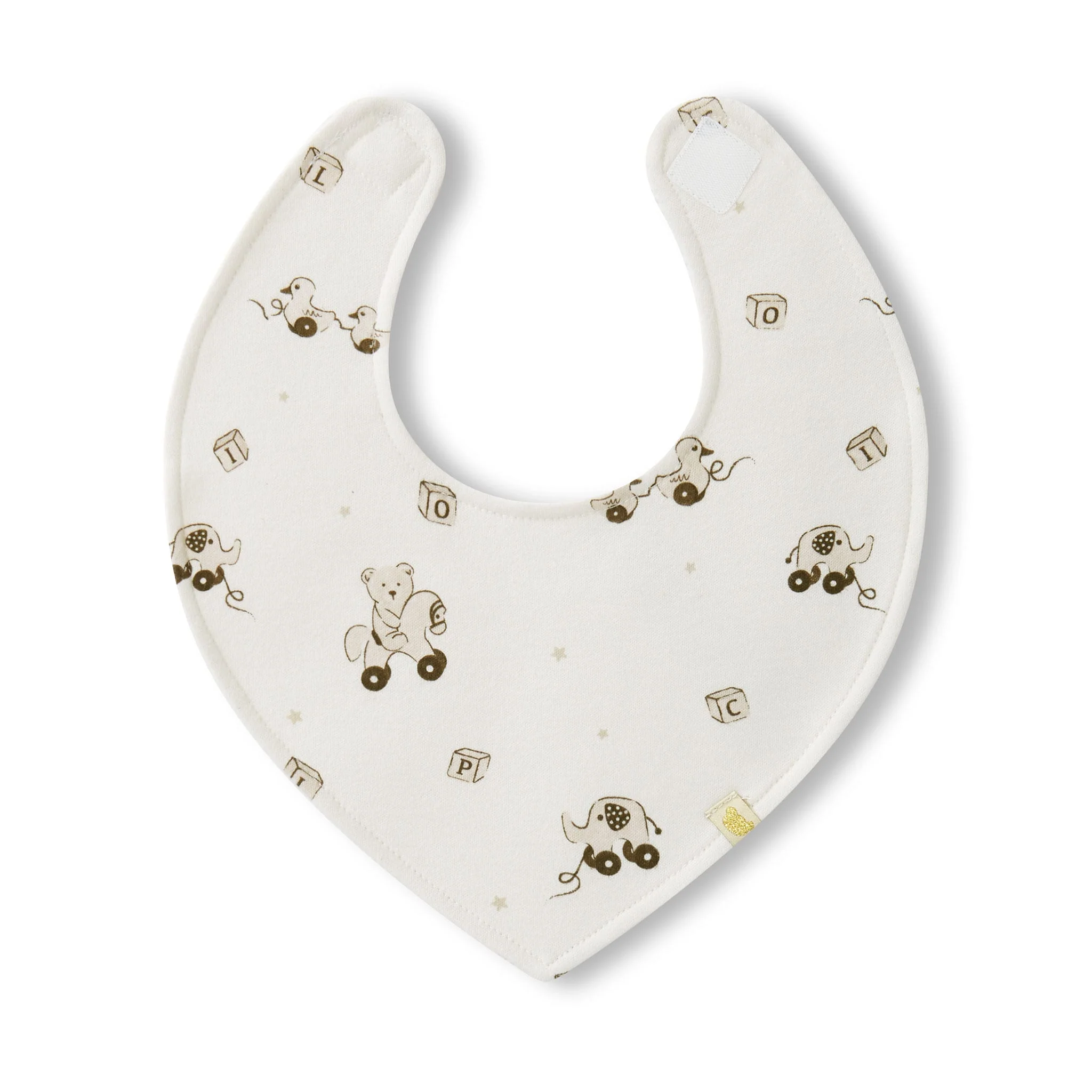 Bavoirs(3)+ Jouet de dentition - Ours Blanc - Image 2