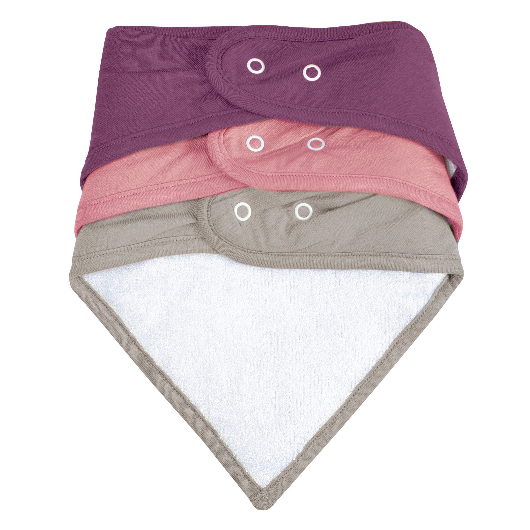 Bavoirs (3) Bambou - Porto / Lotus / Taupe - Image 2