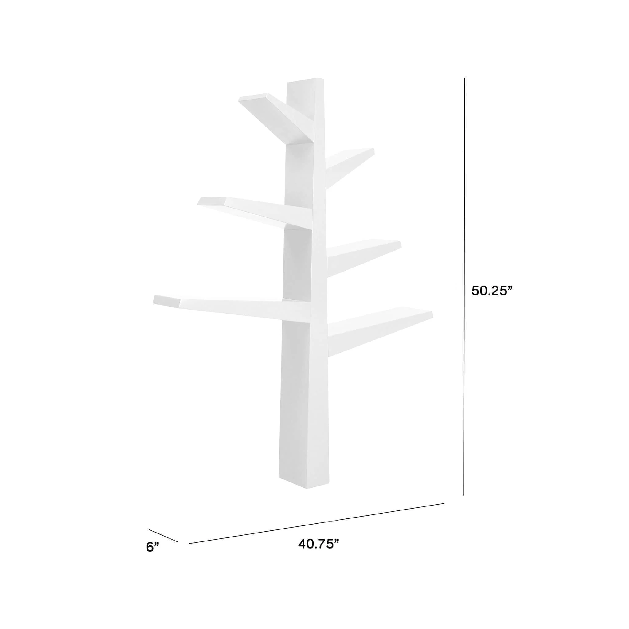 Bibliothèque Arbre Spruce - Blanc - Image 4