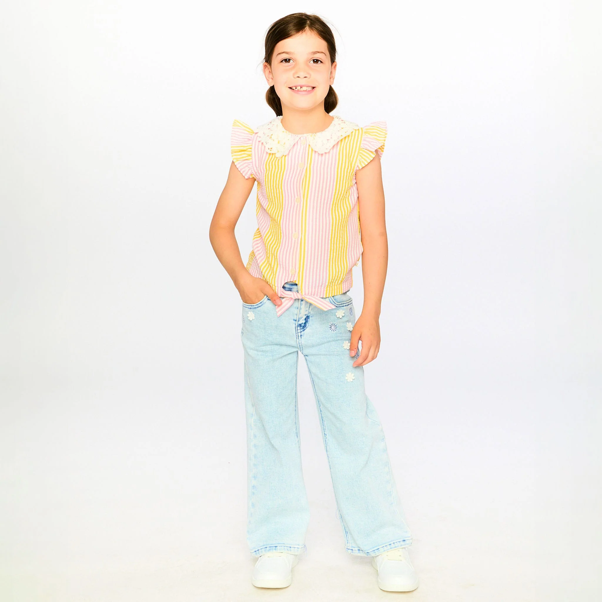 Blouse Marguerites 3-6ans - Image 2