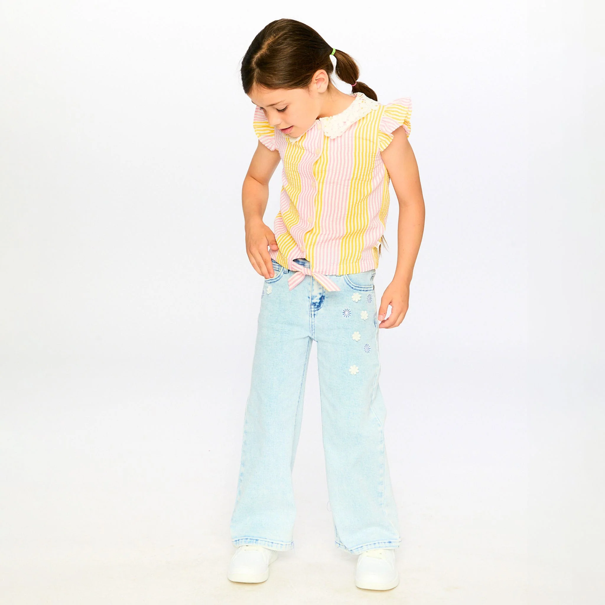 Blouse Marguerites 7-10ans - Image 3