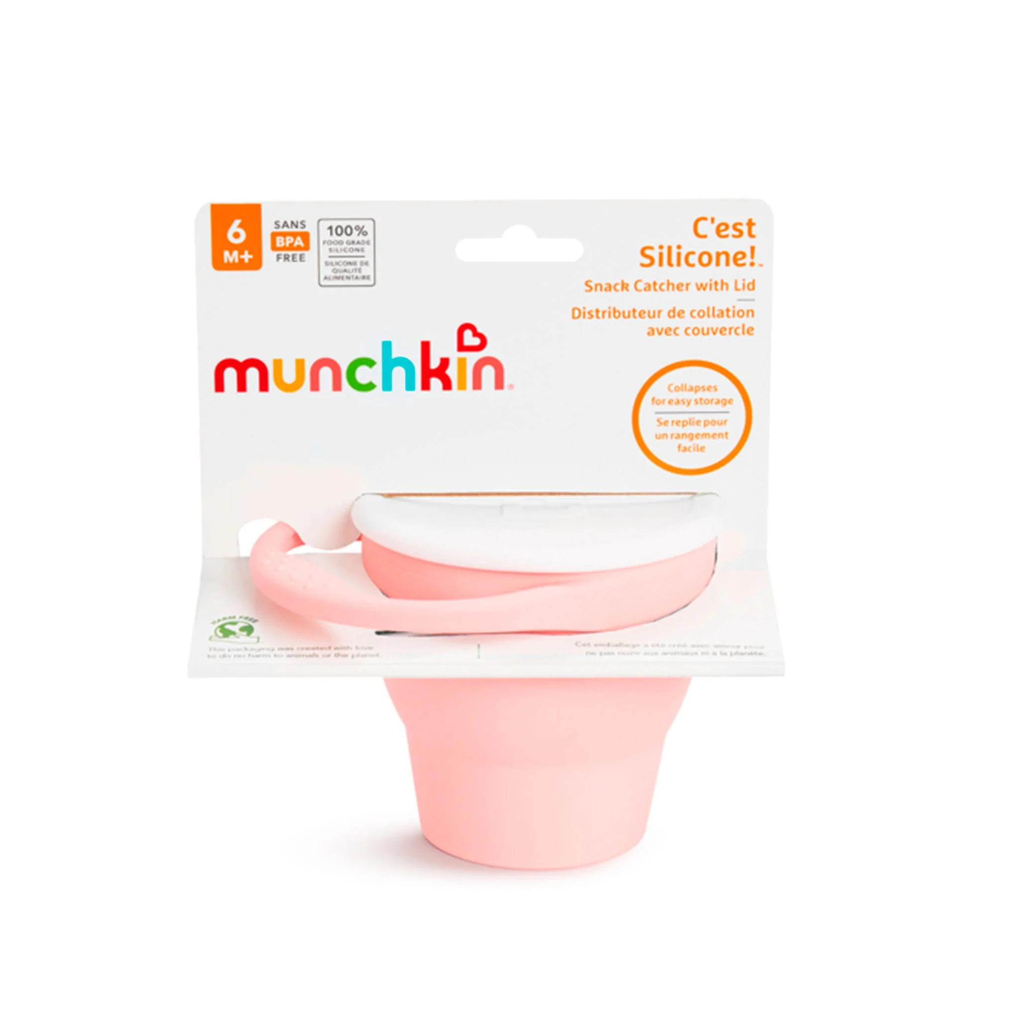 Bol à Collation C’est Silicone!™ - Corail - Image 3