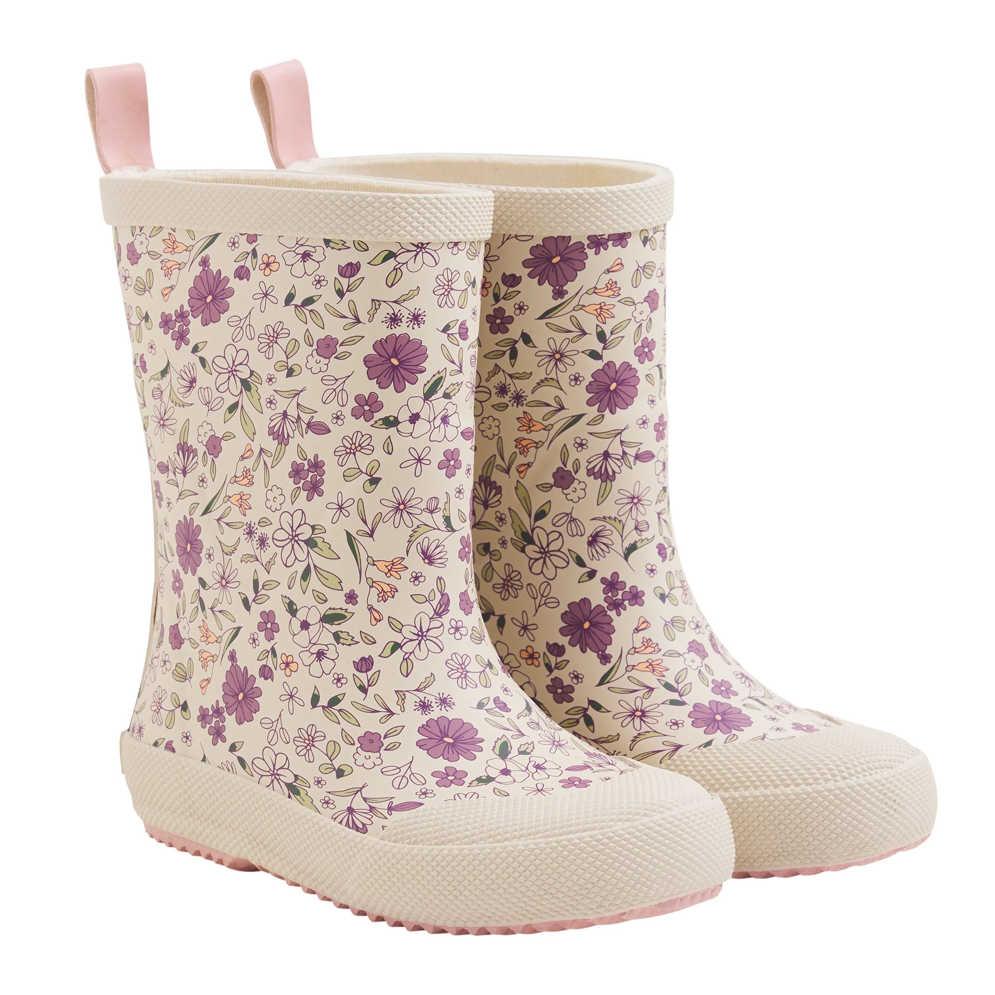 Botte De Pluie Fleurs Pointures 24-31