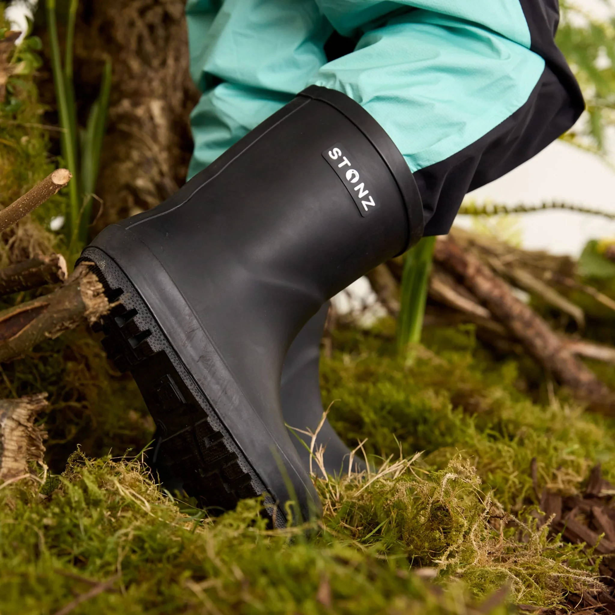 Bottes De Pluie Noire Pointures 5-2 - Image 3