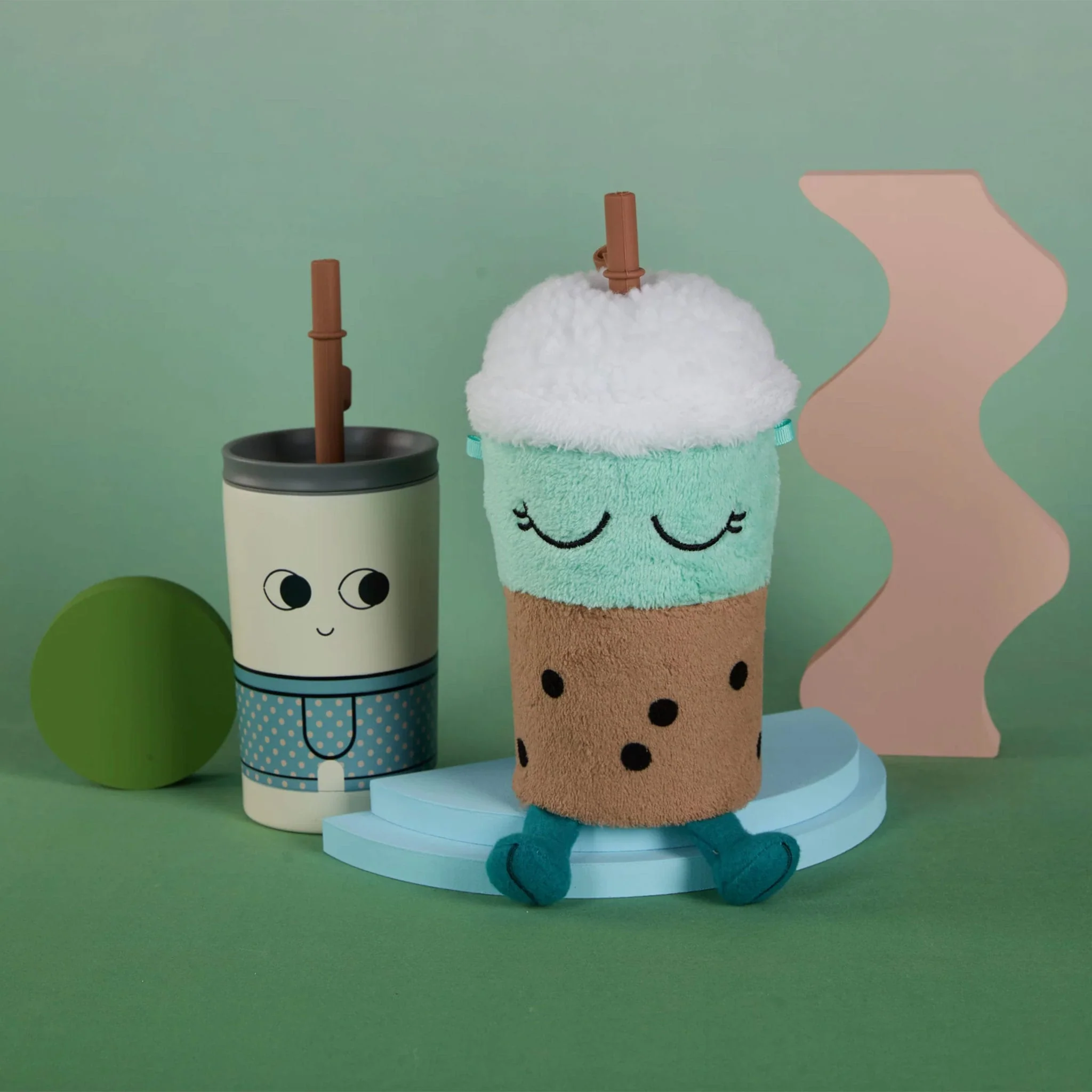 Bouteille et Peluche Fuzzie - Bubble Tea - Image 4