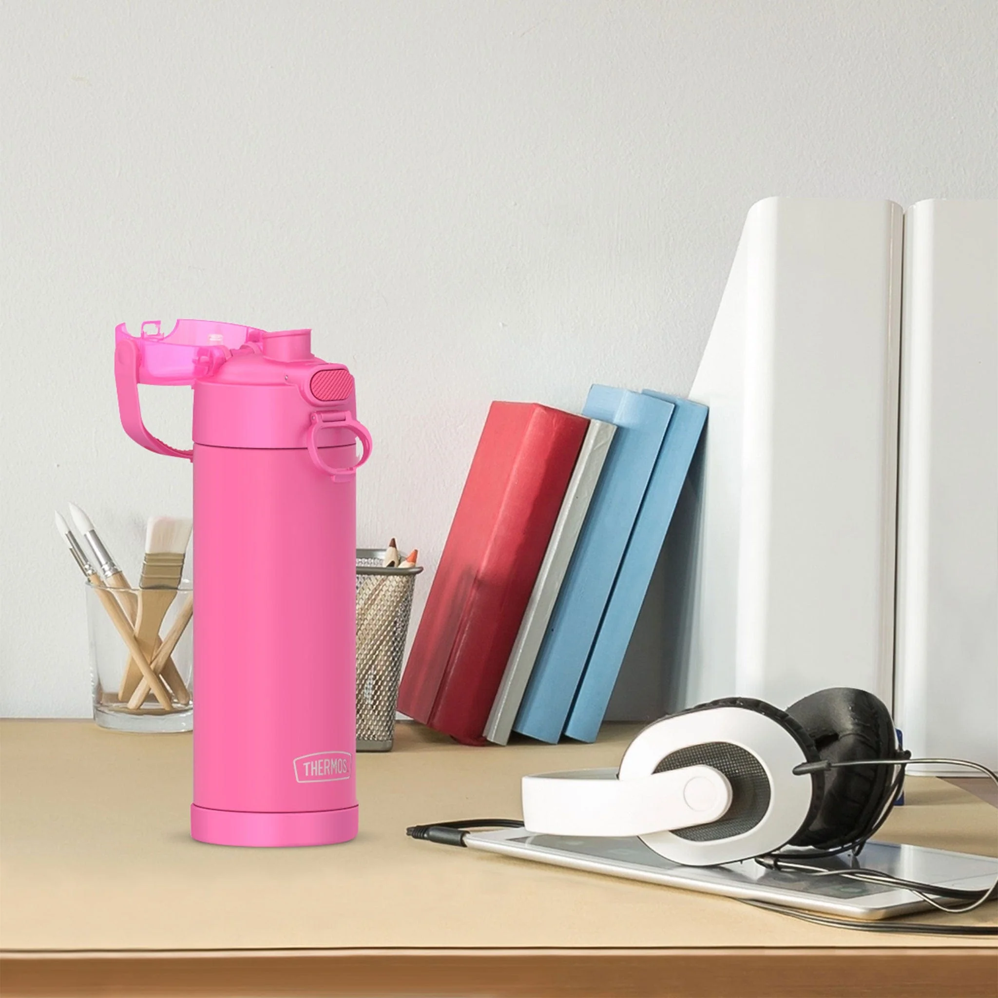 Bouteille Thermos 470ml - Rose Néon - Image 6