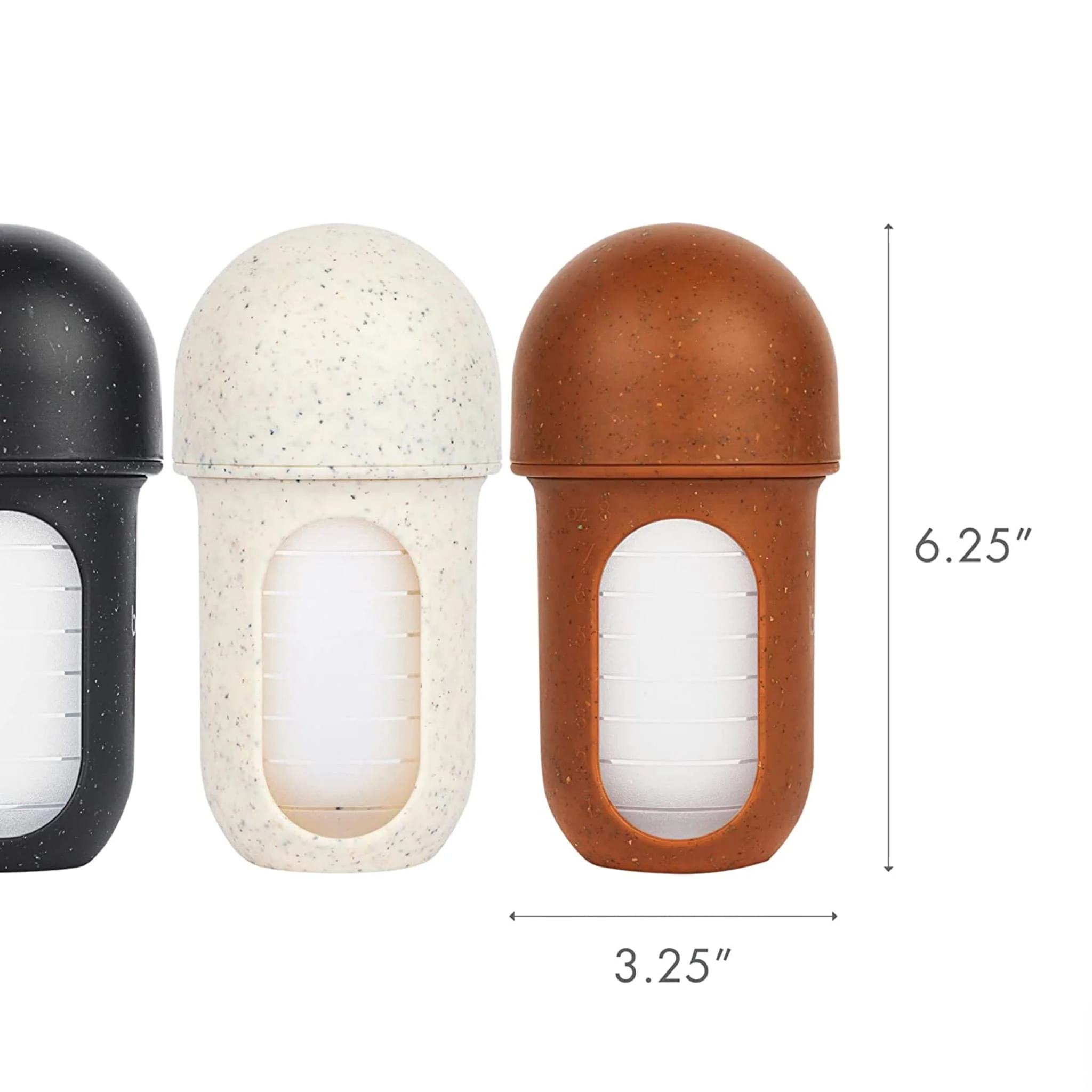 Bouteilles (3) en Silicone Nursh 8oz - Image 2