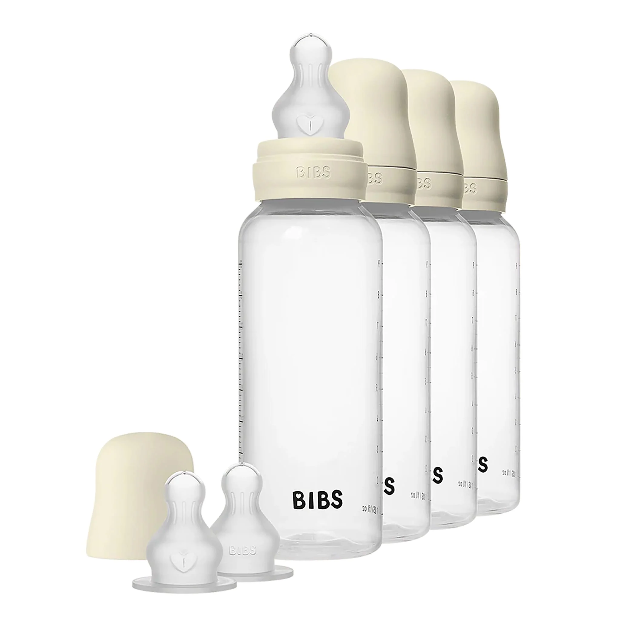 Bouteilles(4)270 ml - Silicone Ivoire