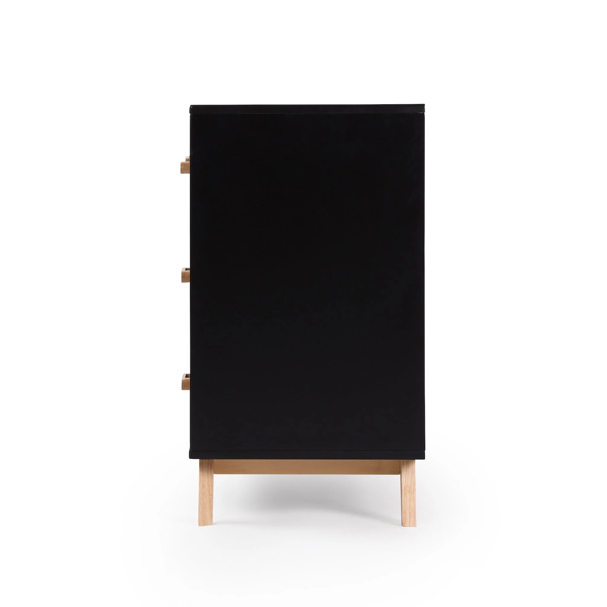 Commode 5 tiroirs Soho - Noir / Naturel - Image 5