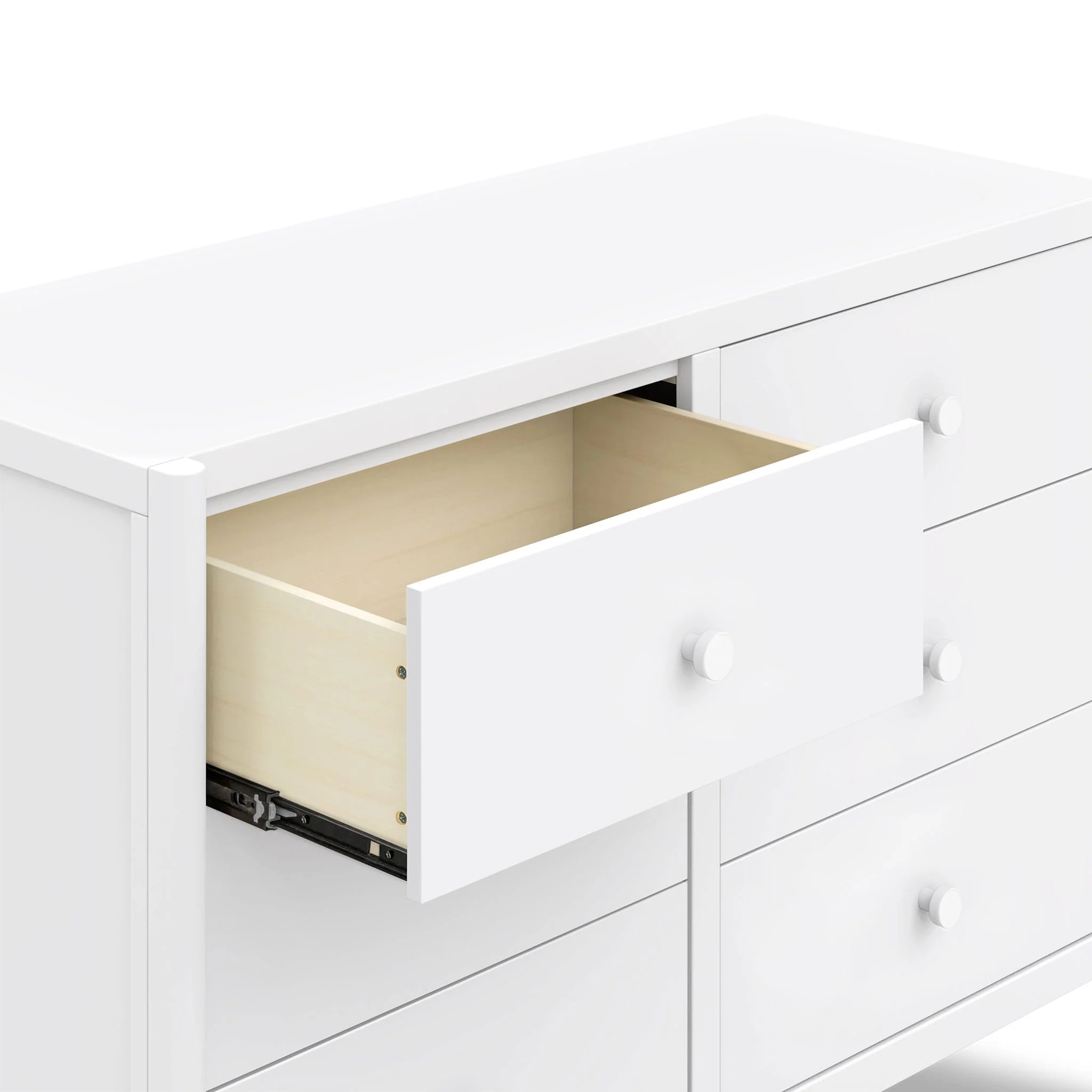 Commode 6 Tiroirs Birdie - Blanc - Image 3