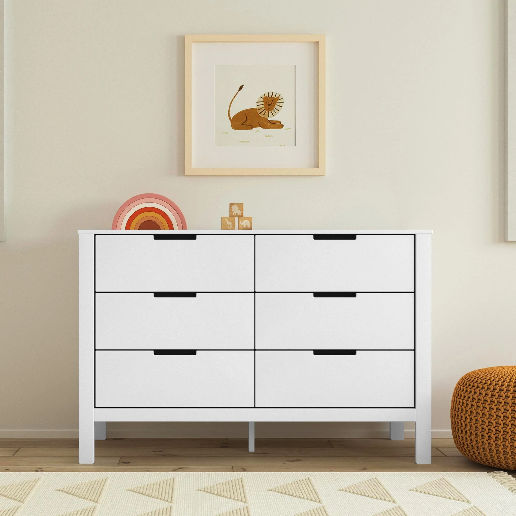 Commode 6 Tiroirs Colby - Blanc - Image 2