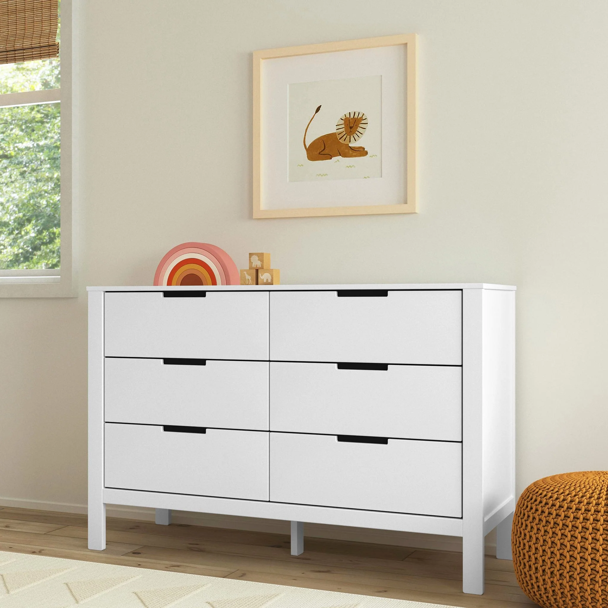 Commode 6 Tiroirs Colby - Blanc - Image 8