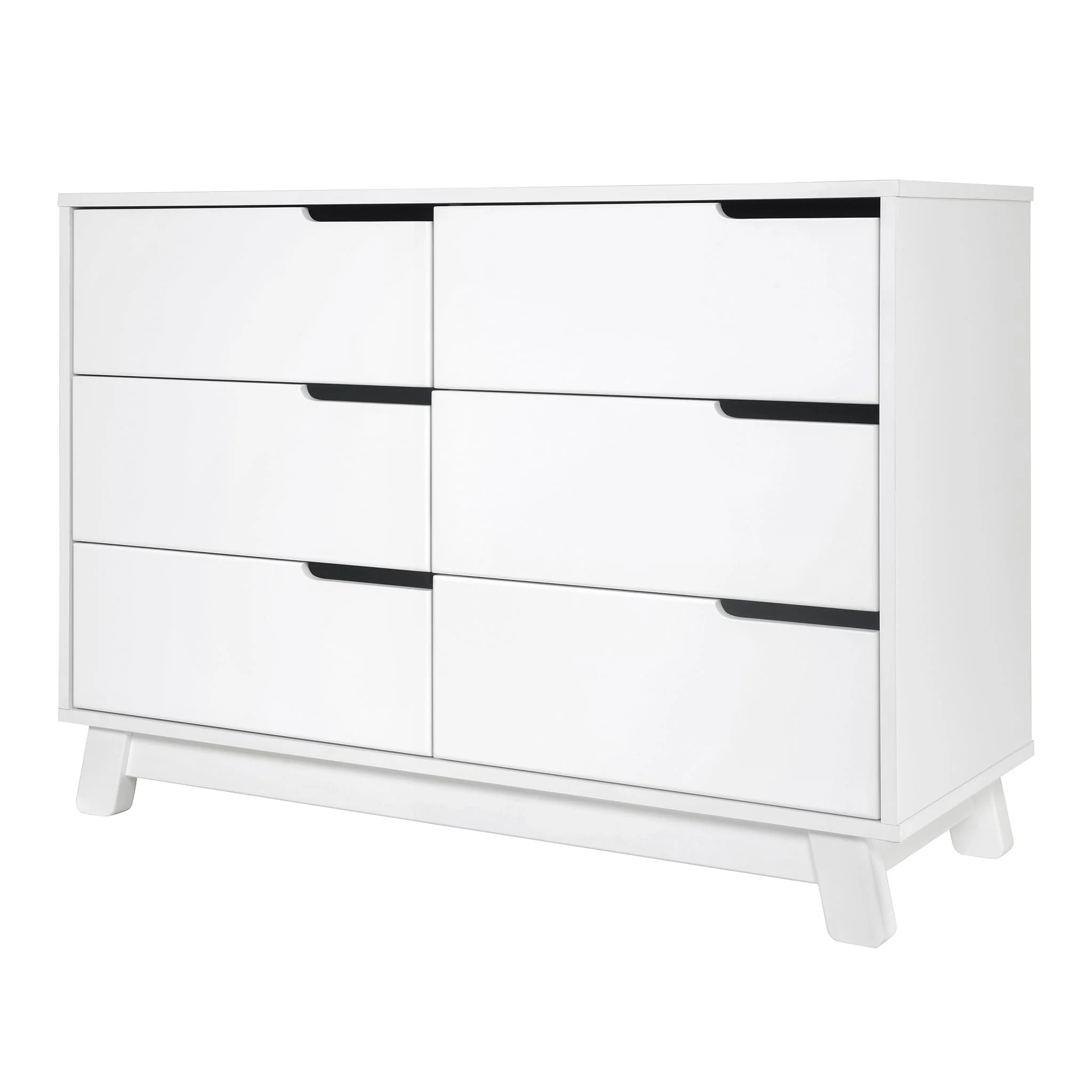 Commode 6 Tiroirs Hudson - Blanc