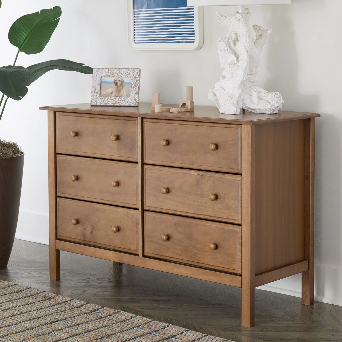 Commode 6 Tiroirs Jayden - Châtaigne - Image 9
