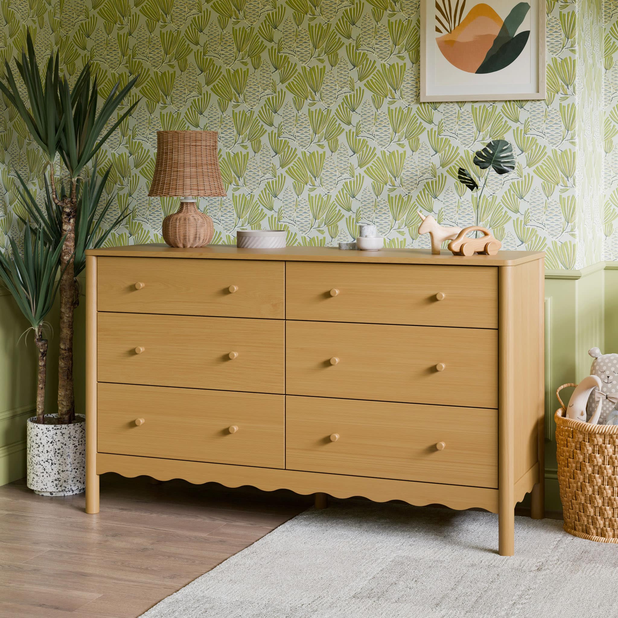 Commode 6 Tiroirs Sweel - Miel - Image 8