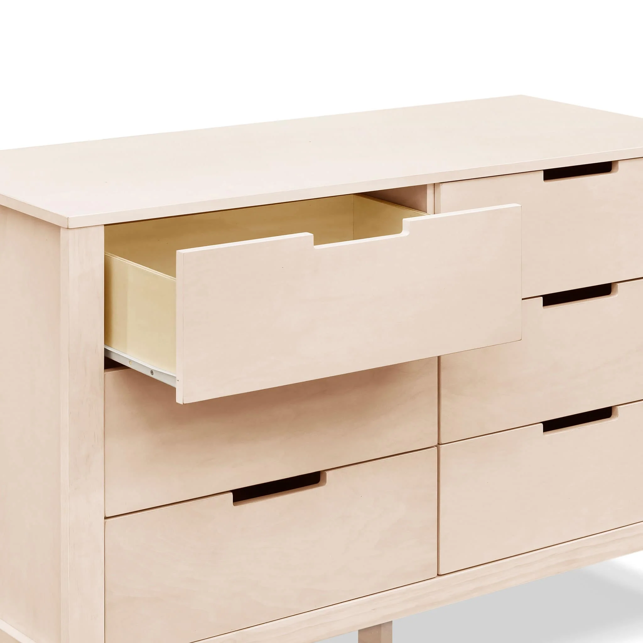Commode 6 Tiroirs Colby - Naturel Lavé - Image 4