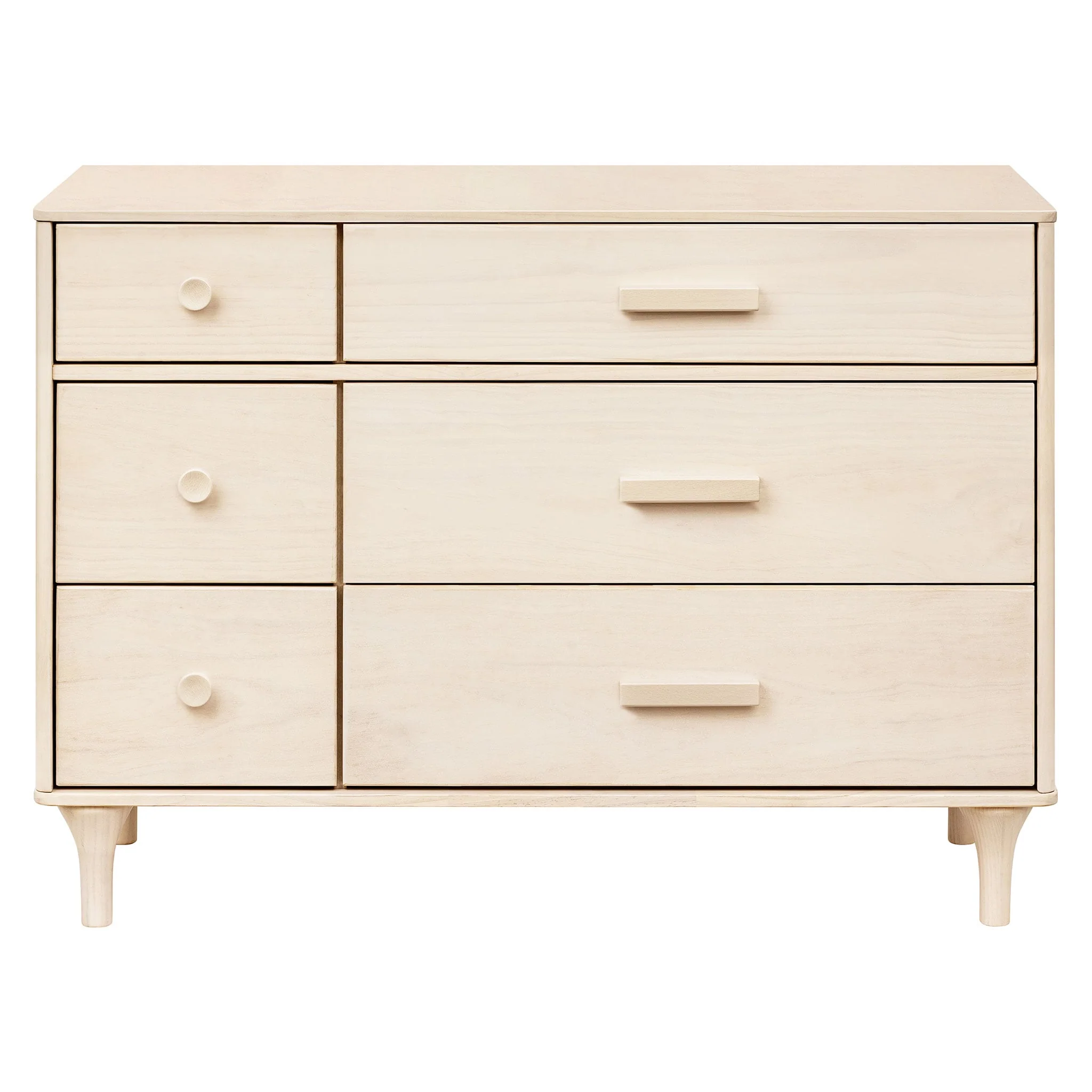 Commode Double 6 Tiroirs Lolly - Naturel Lavé