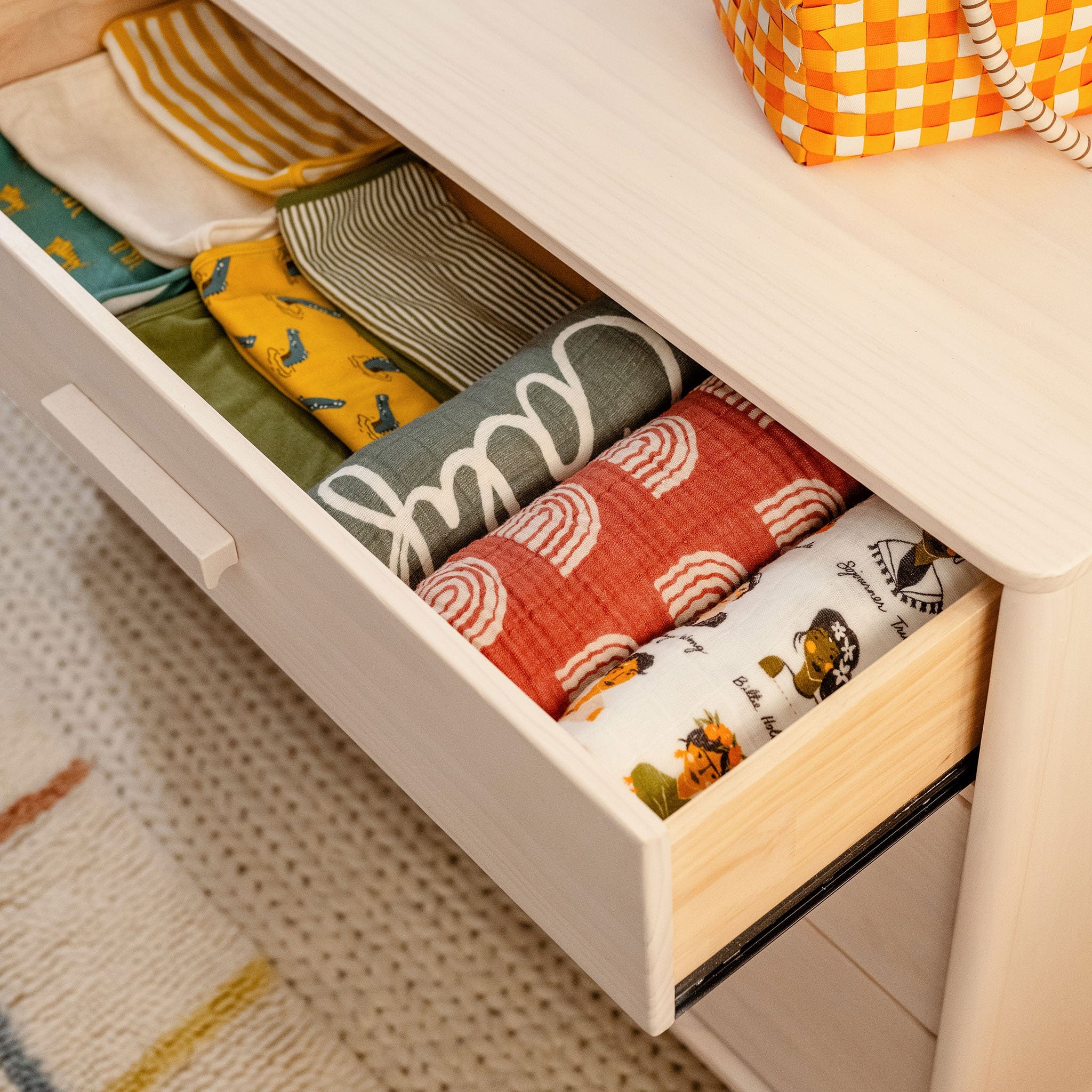 Commode Double 6 Tiroirs Lolly - Naturel Lavé - Image 13