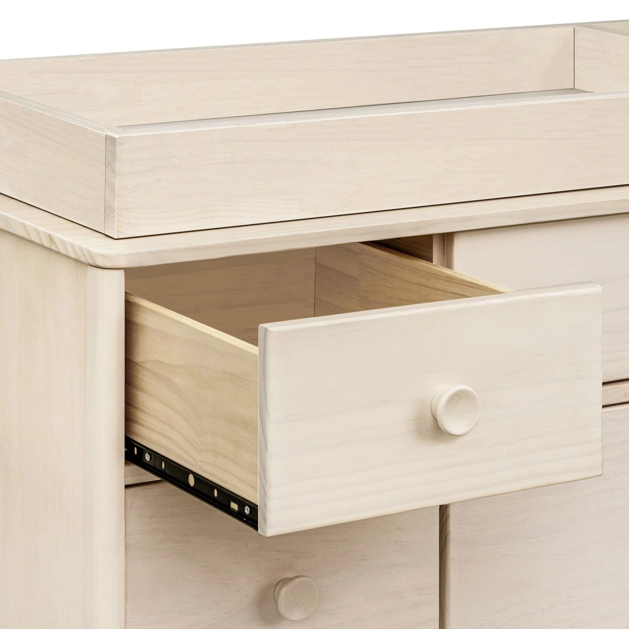 Commode Double 6 Tiroirs Lolly - Naturel Lavé - Image 7