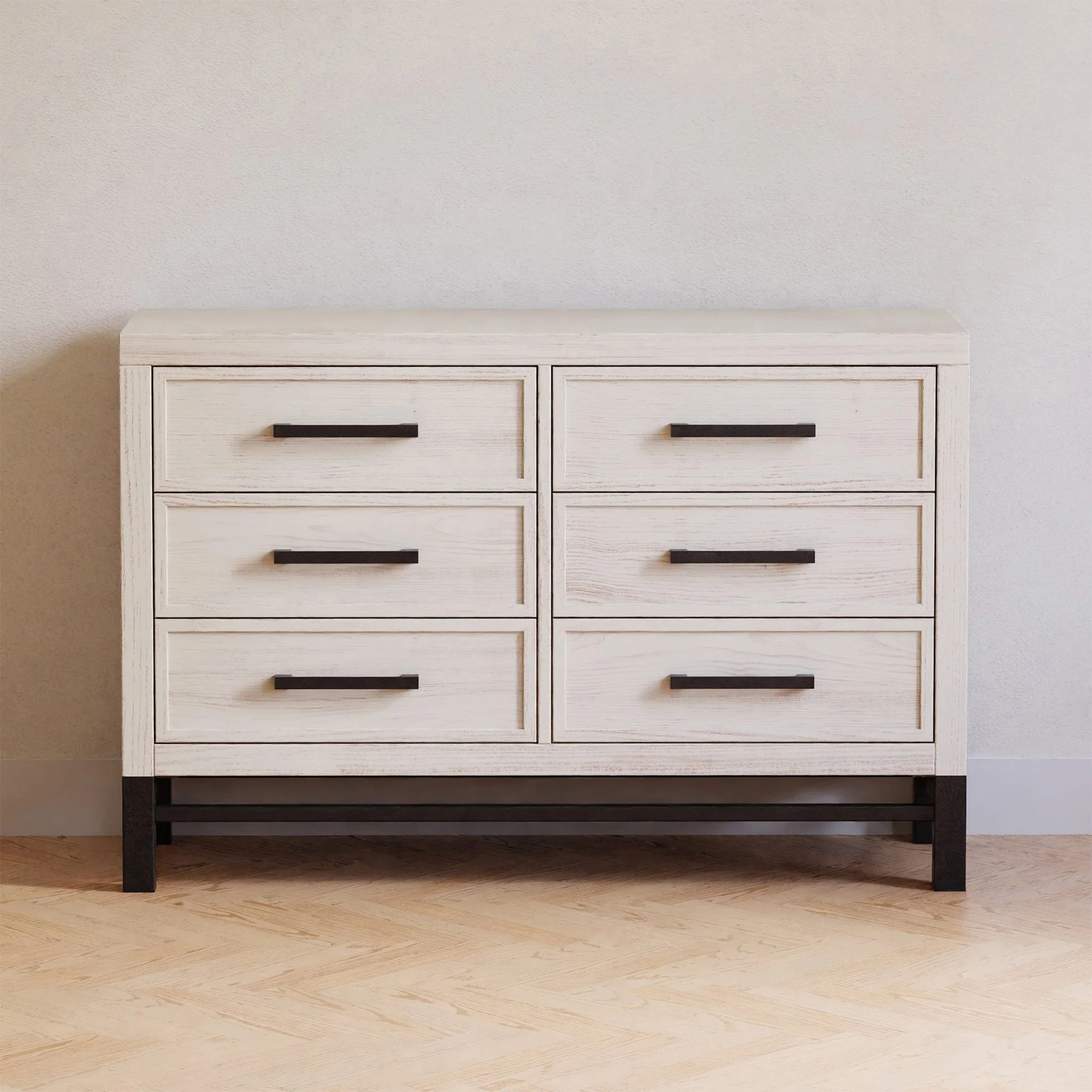 Commode 6 tiroirs Newbern - Bois Blanc