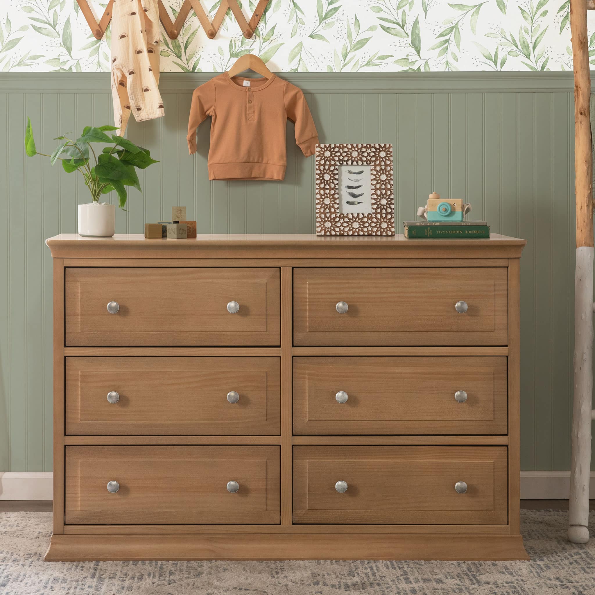 Commode Double 6 Tiroirs Signature Davinci - Noisette - Image 2