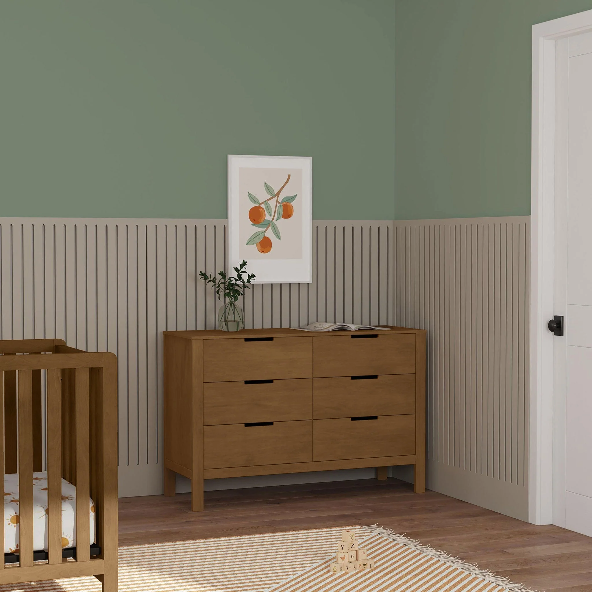 Commode 6 Tiroirs Colby - Noyer - Image 10