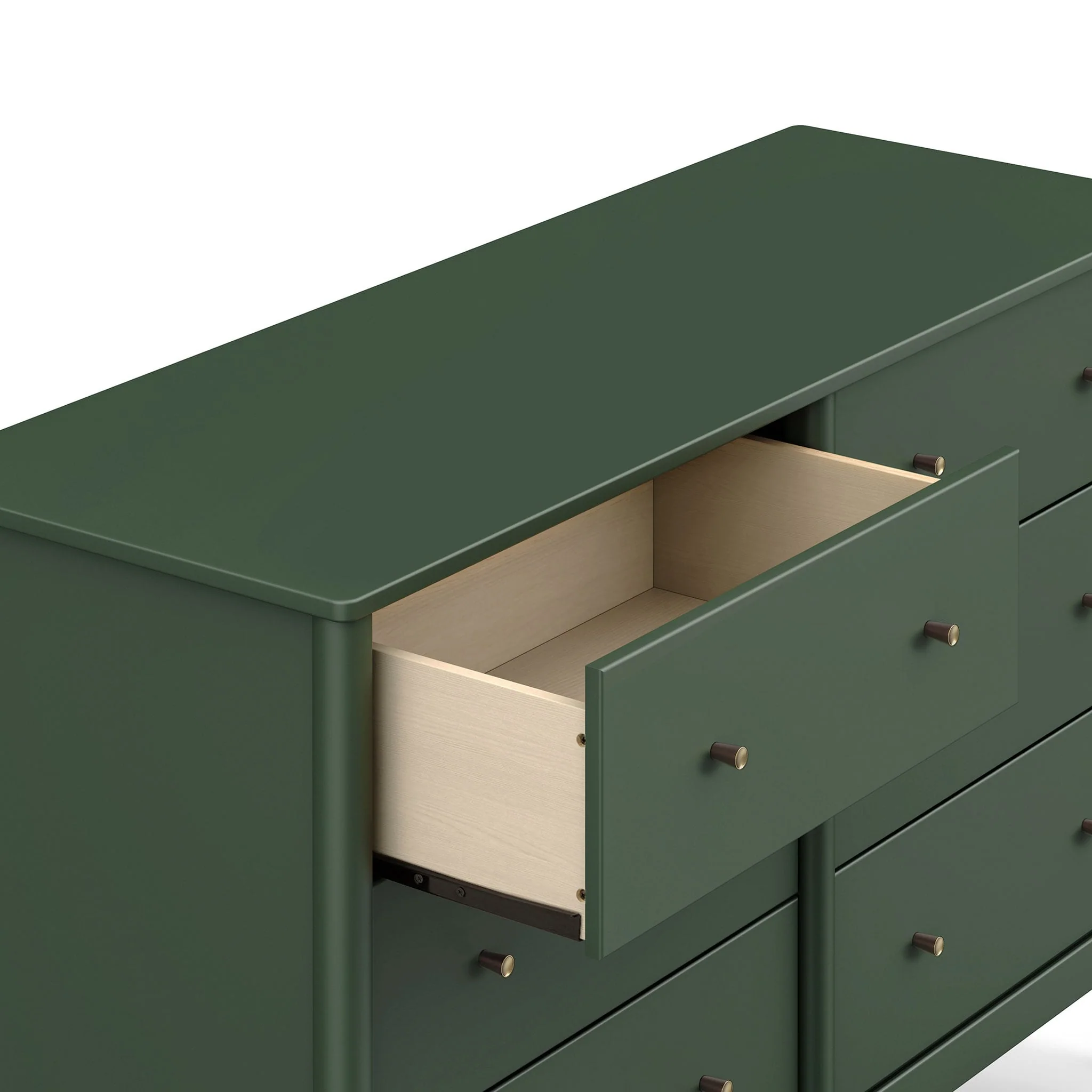 Commode 6 tiroirs Frem - Vert Forêt - Image 6