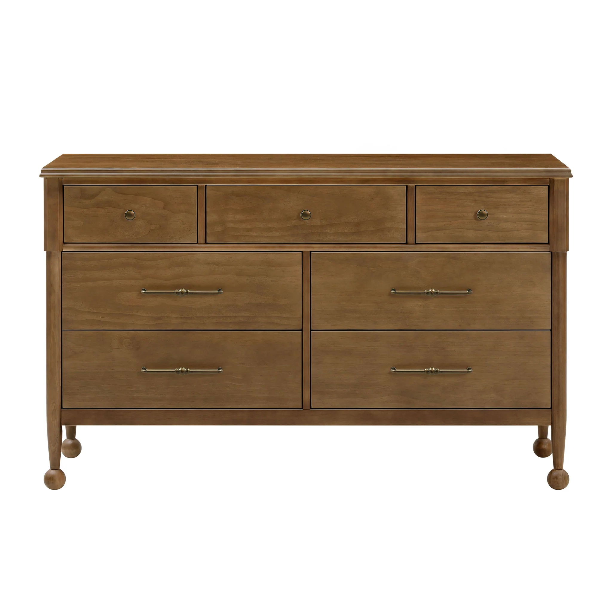 Commode 7 Tiroirs Alouette - Noyer Naturel - Image 2