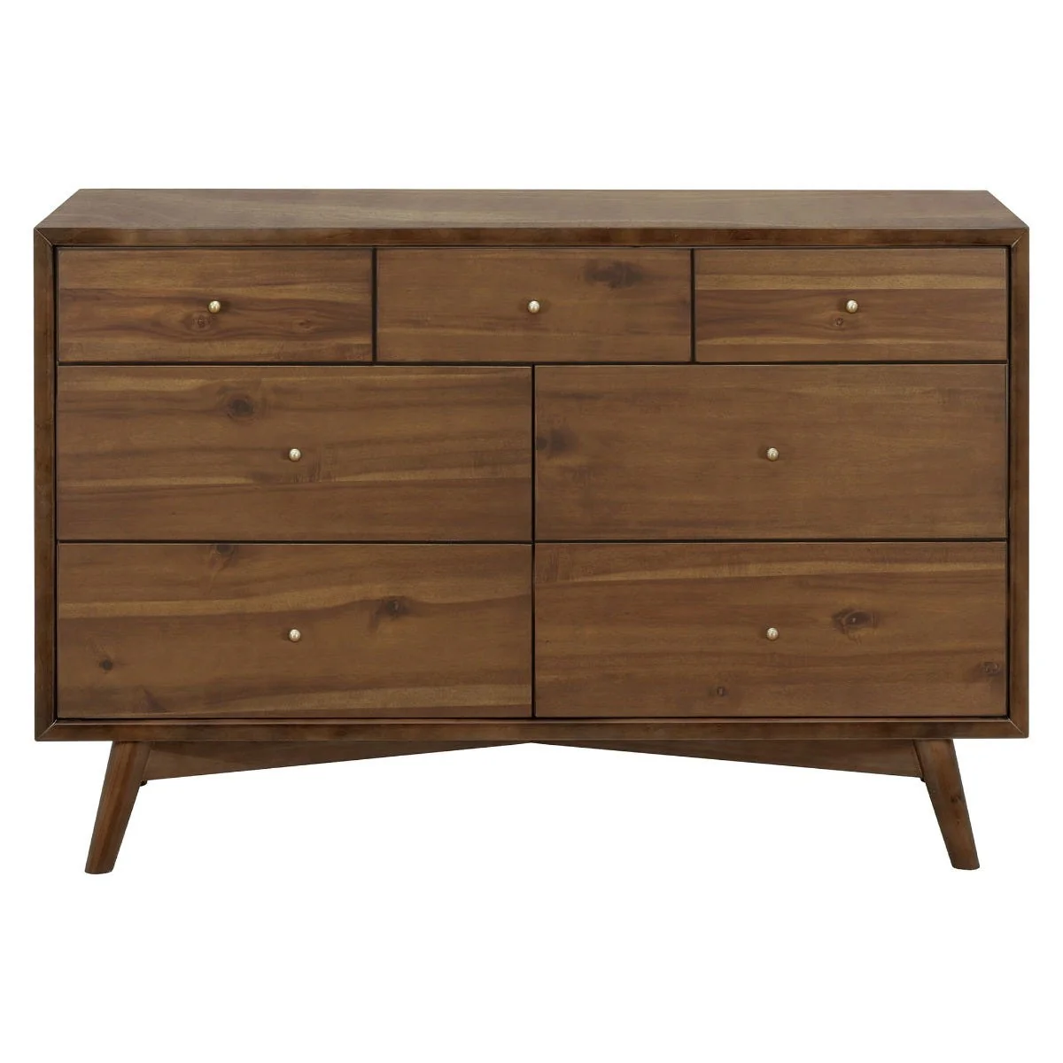 Commode 7 Tiroirs Palma - Noyer - Image 3