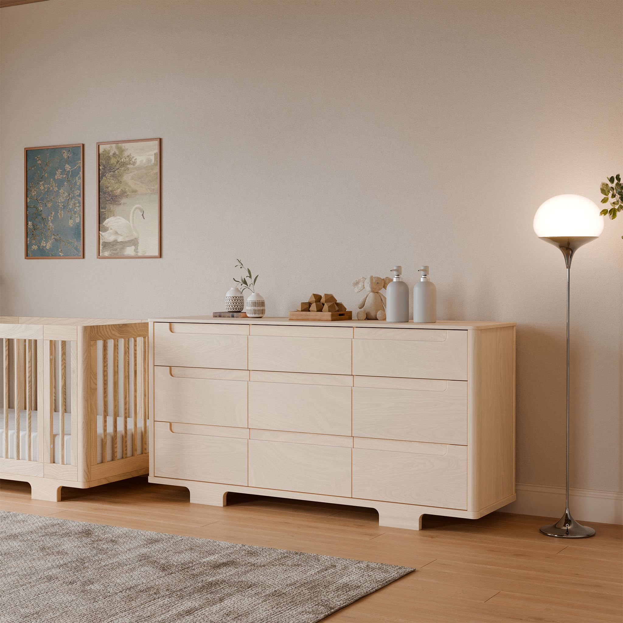 Commode 9 Tiroirs Yuzu - Naturel Lavé - Image 3