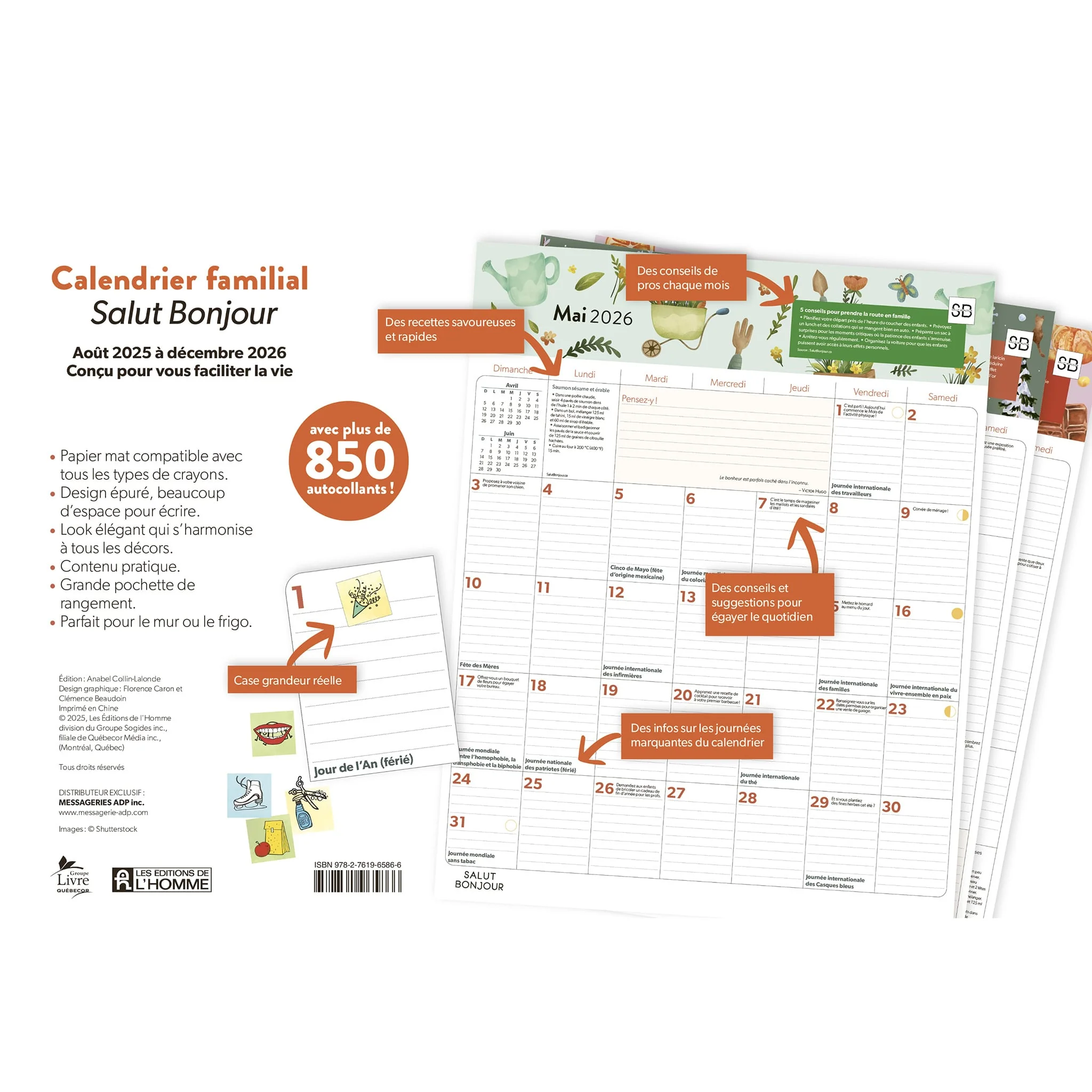 Calendrier Familial 2025-2026 - Image 2