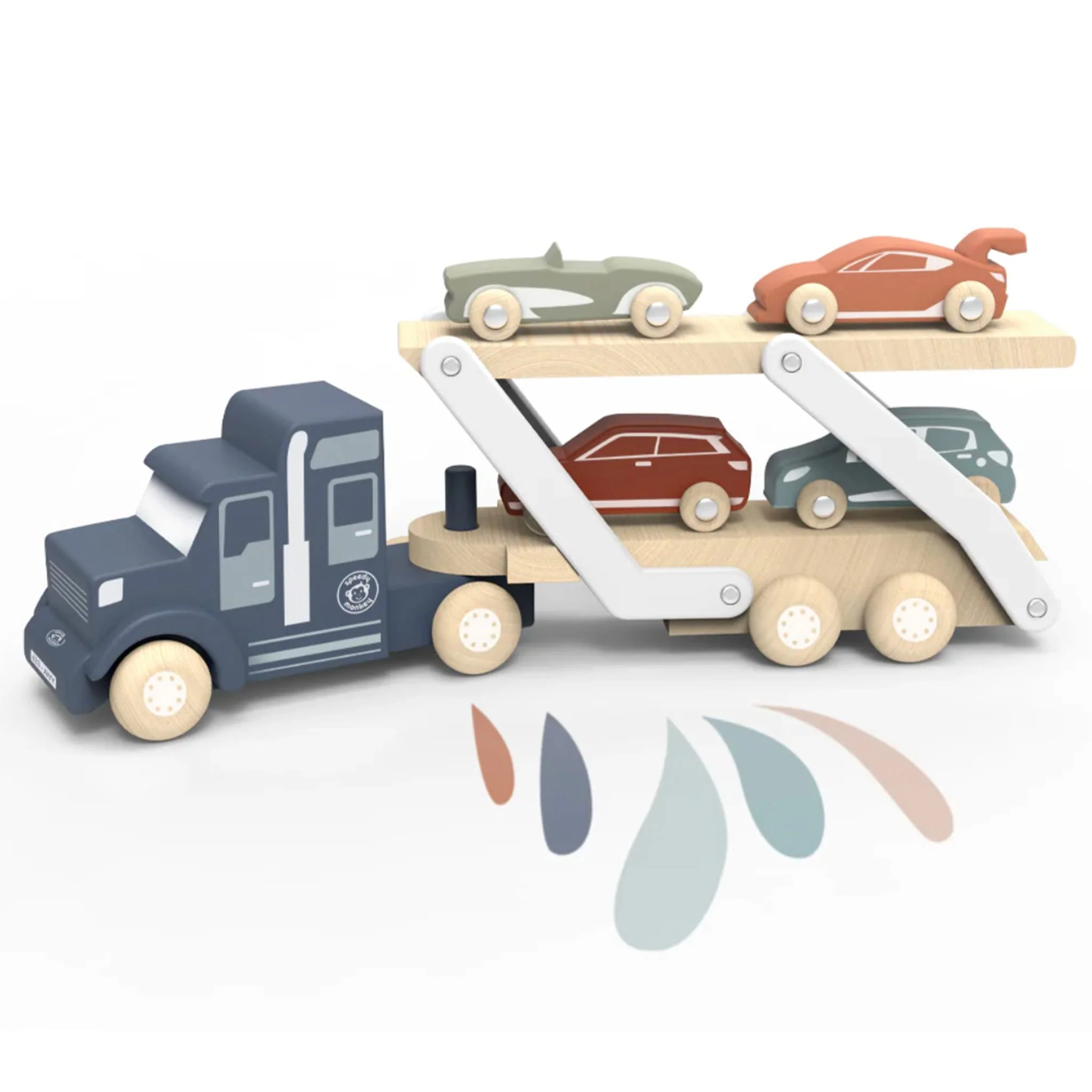 Camion Transporteur En Bois - Image 4