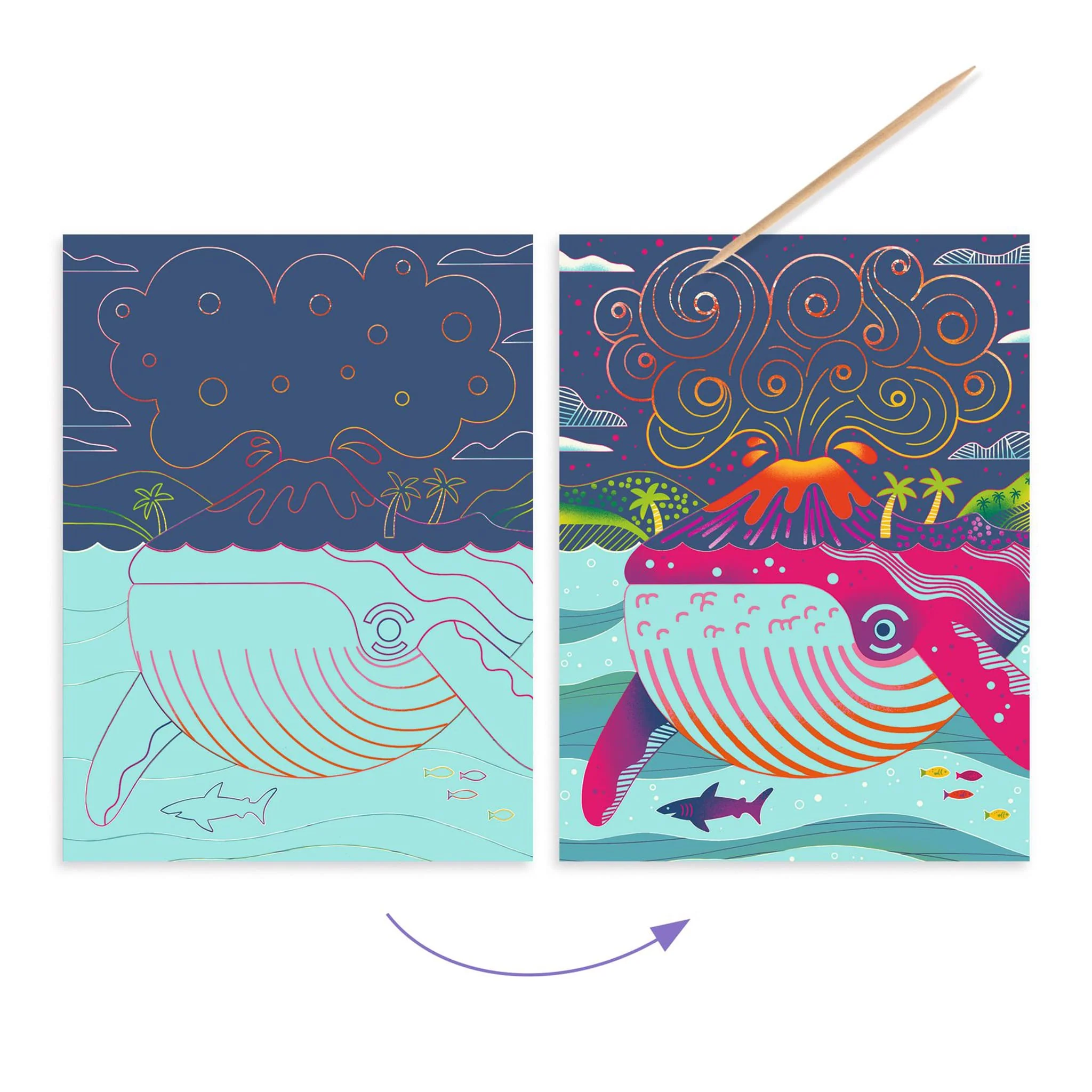 Cartes Ă gratter - Dessus-Dessous - Image 3