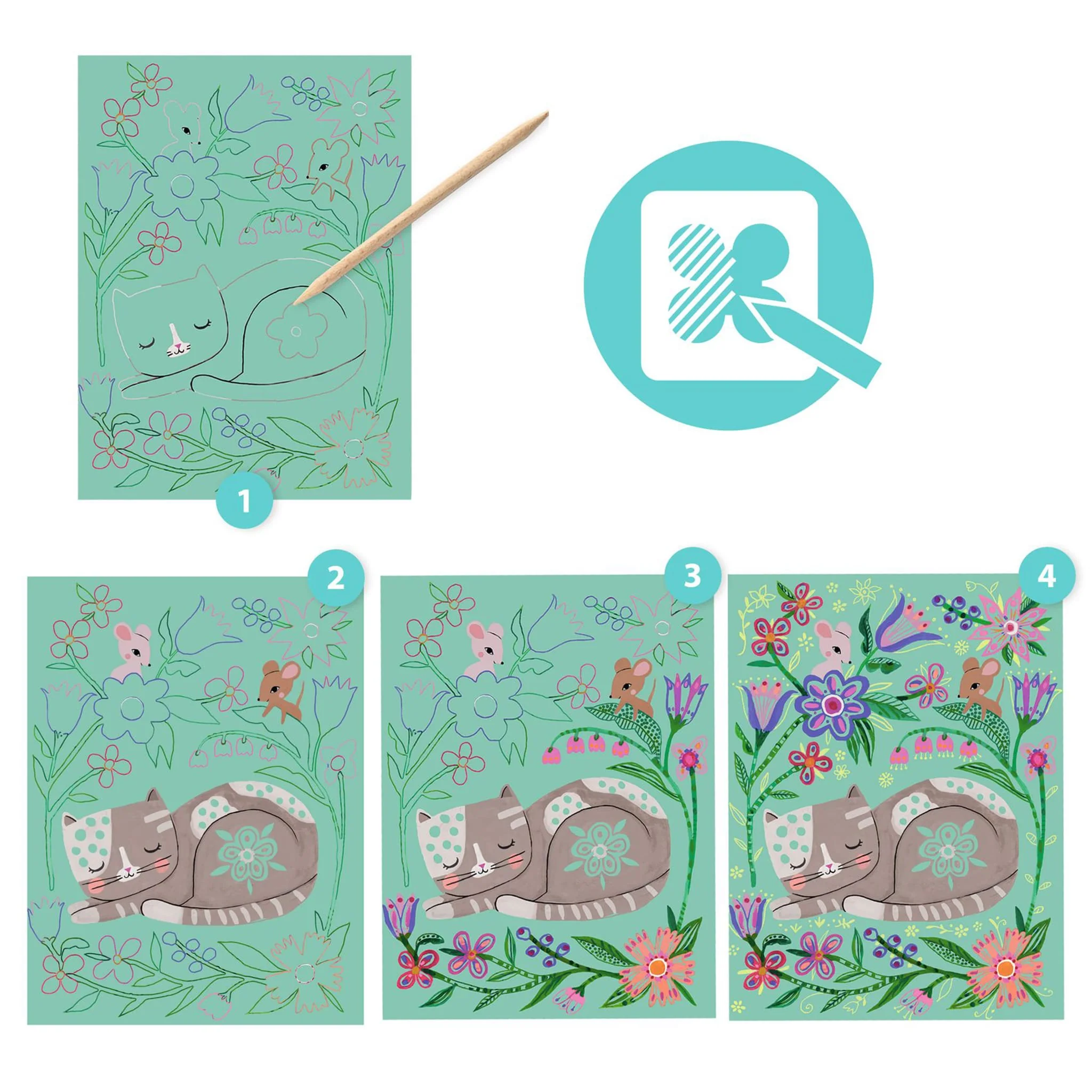 Cartes Ă gratter - Rencontres - Image 2