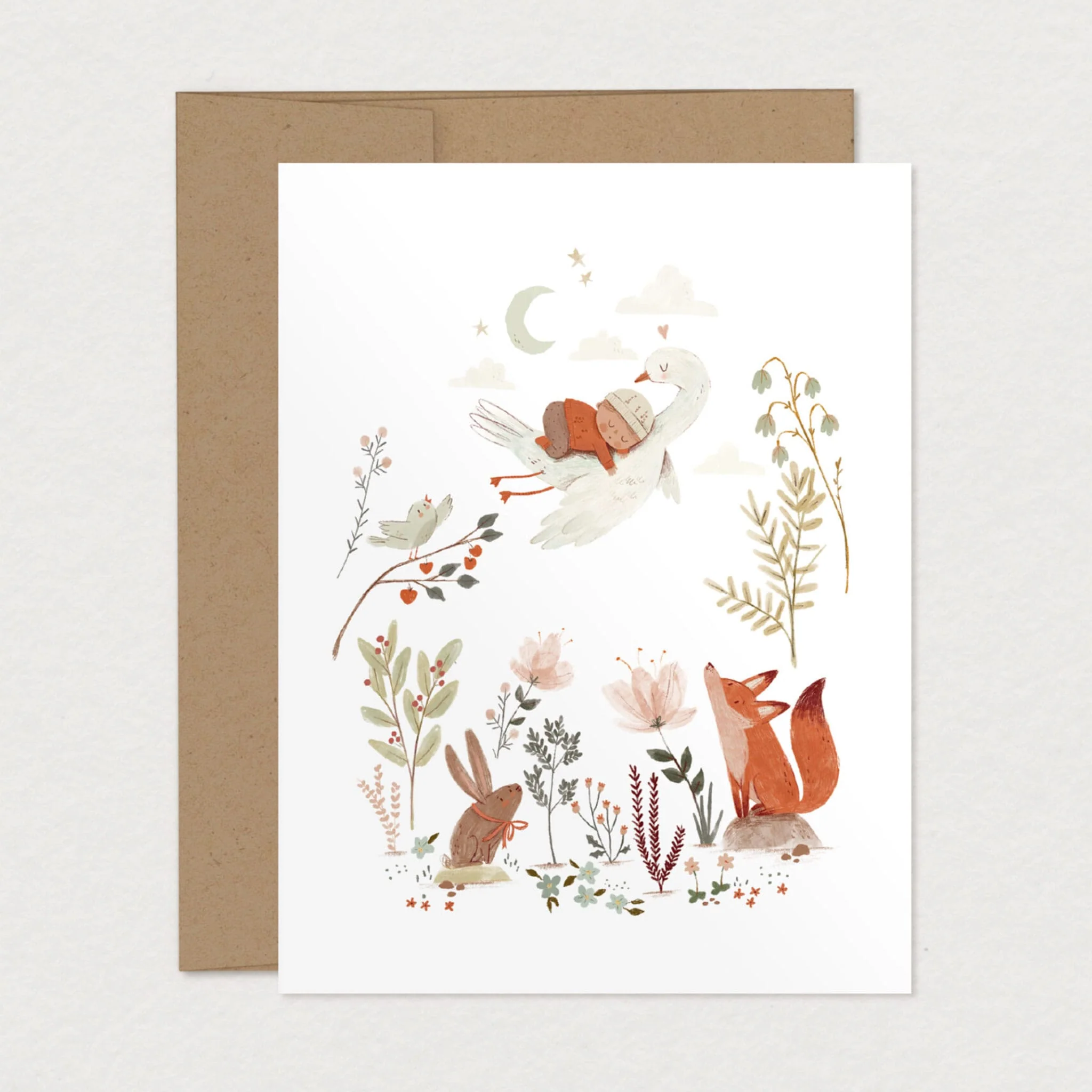 Carte de Souhait de Bébé - Tendresse