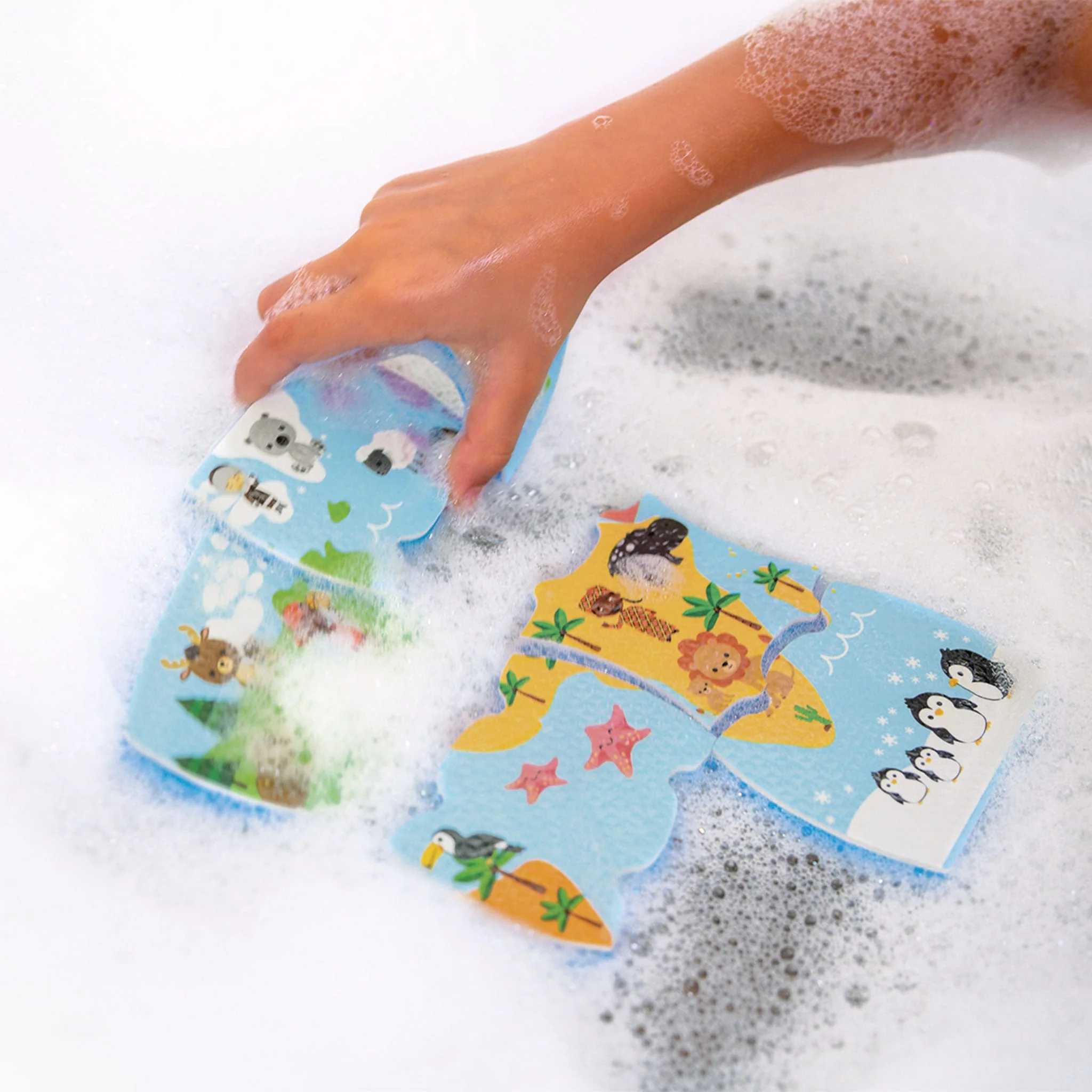 Jouet pour le Bain Carte du Monde - Image 4