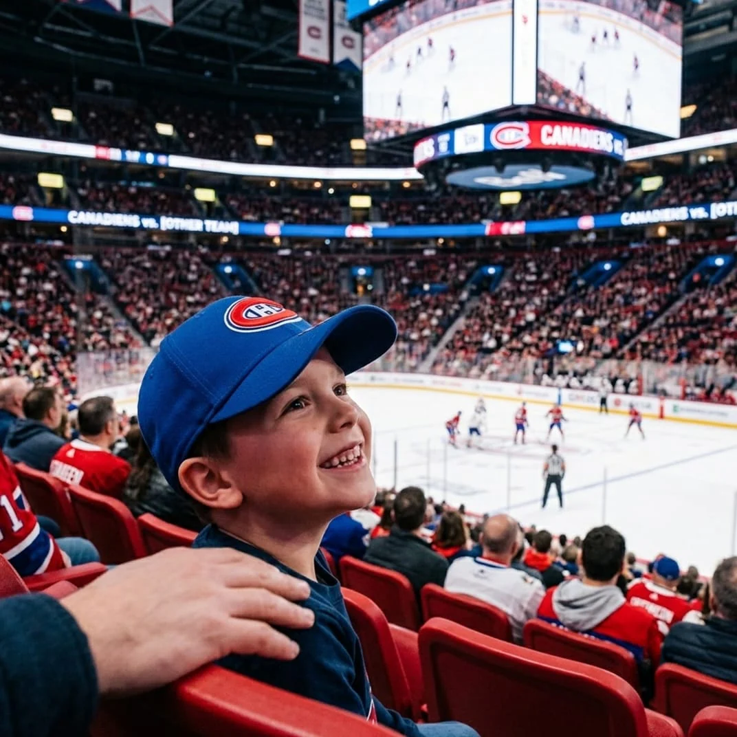 Casquette des Canadiens de Montréal 7-16ans (9FORTY) - Image 2